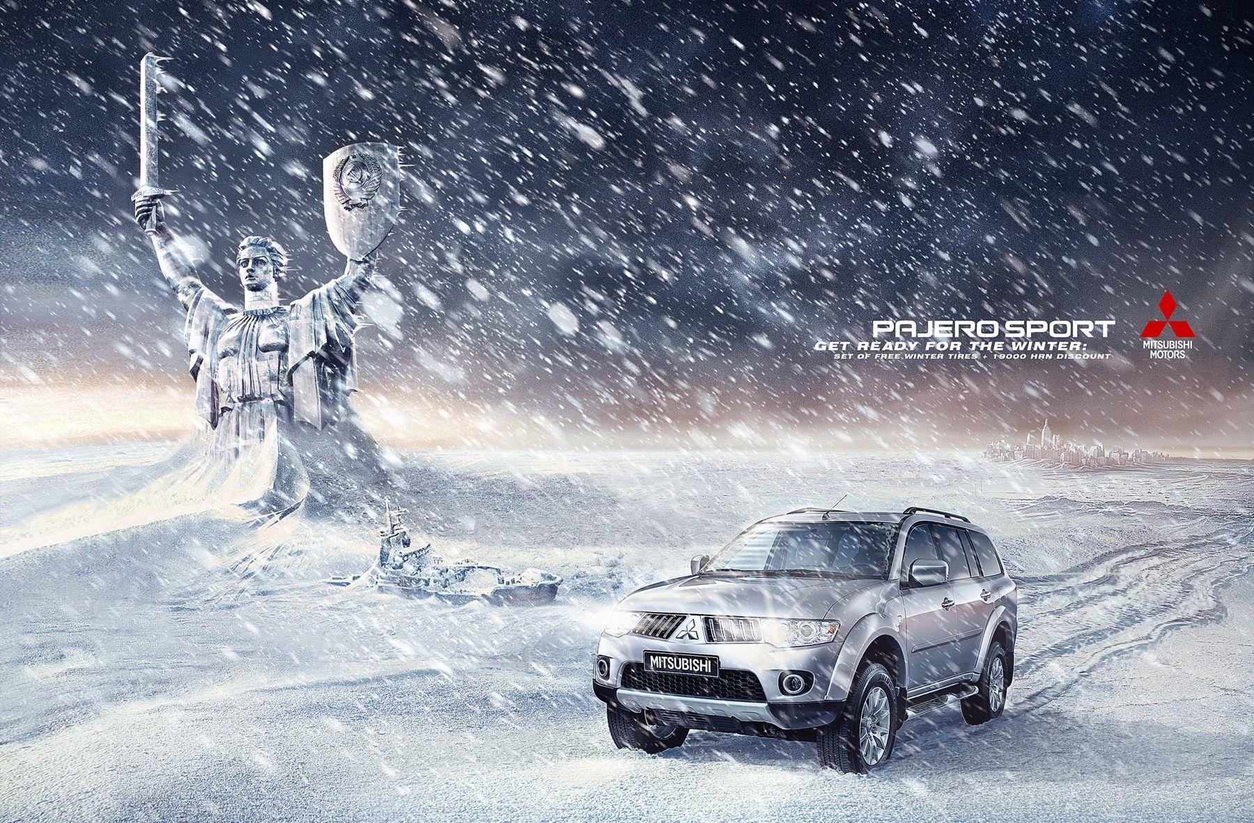 1800x1182 Pajero Print Advert By Kaffeine: The Day After Tomorrow. Ads of the World™