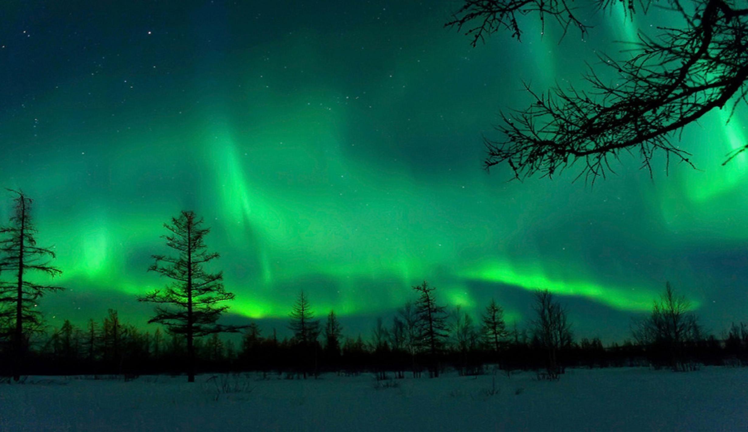 2460x1419 Aurora Borealis Wallpaper HD Wallpaper. HD Wallpaper