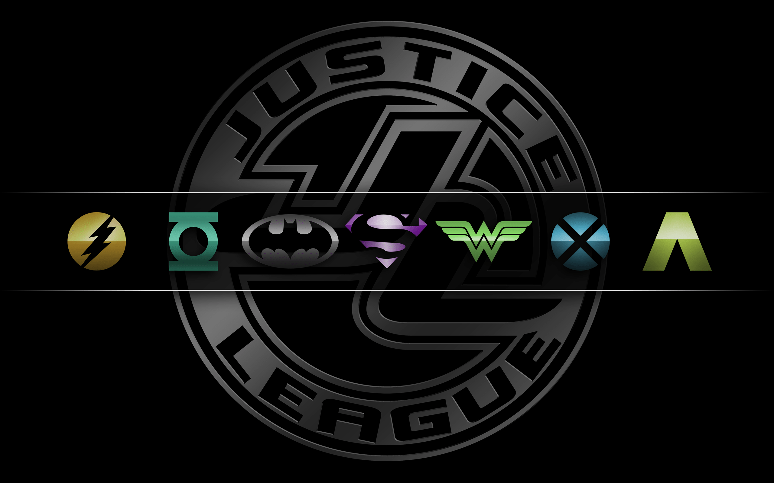 2560x1600 Dc Hero Logos