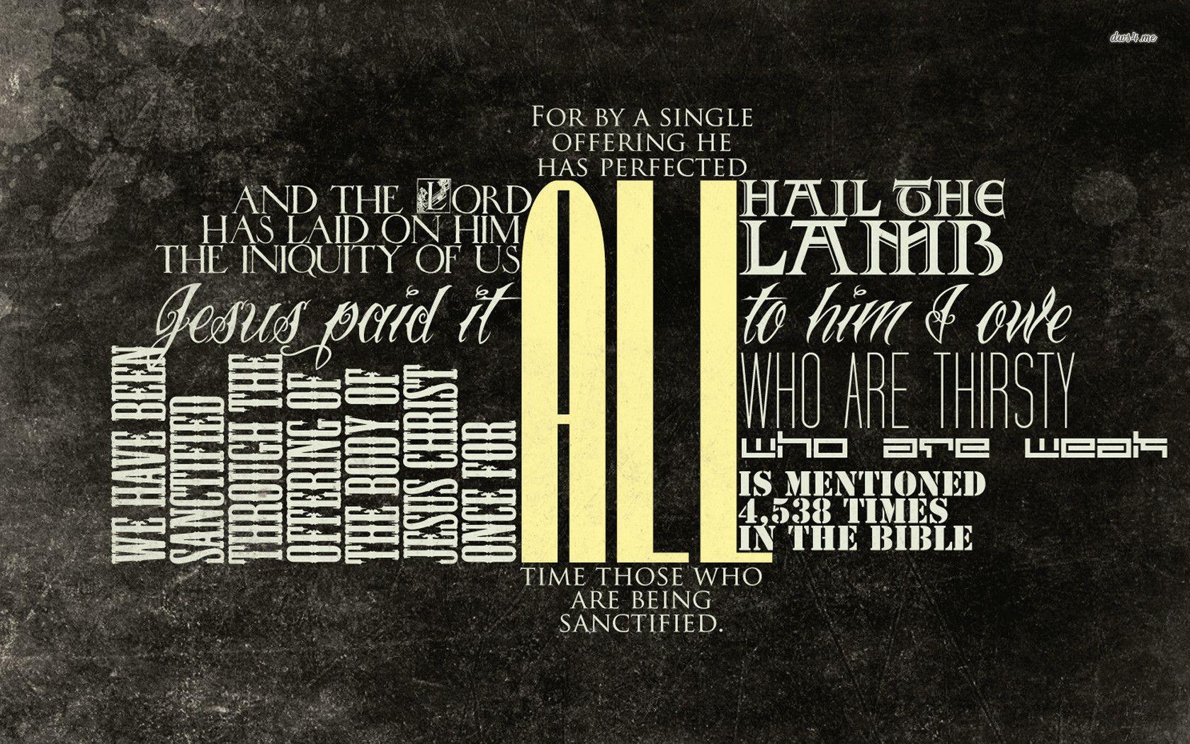 1680x1050 Fruit Bible Verse Wallpaper