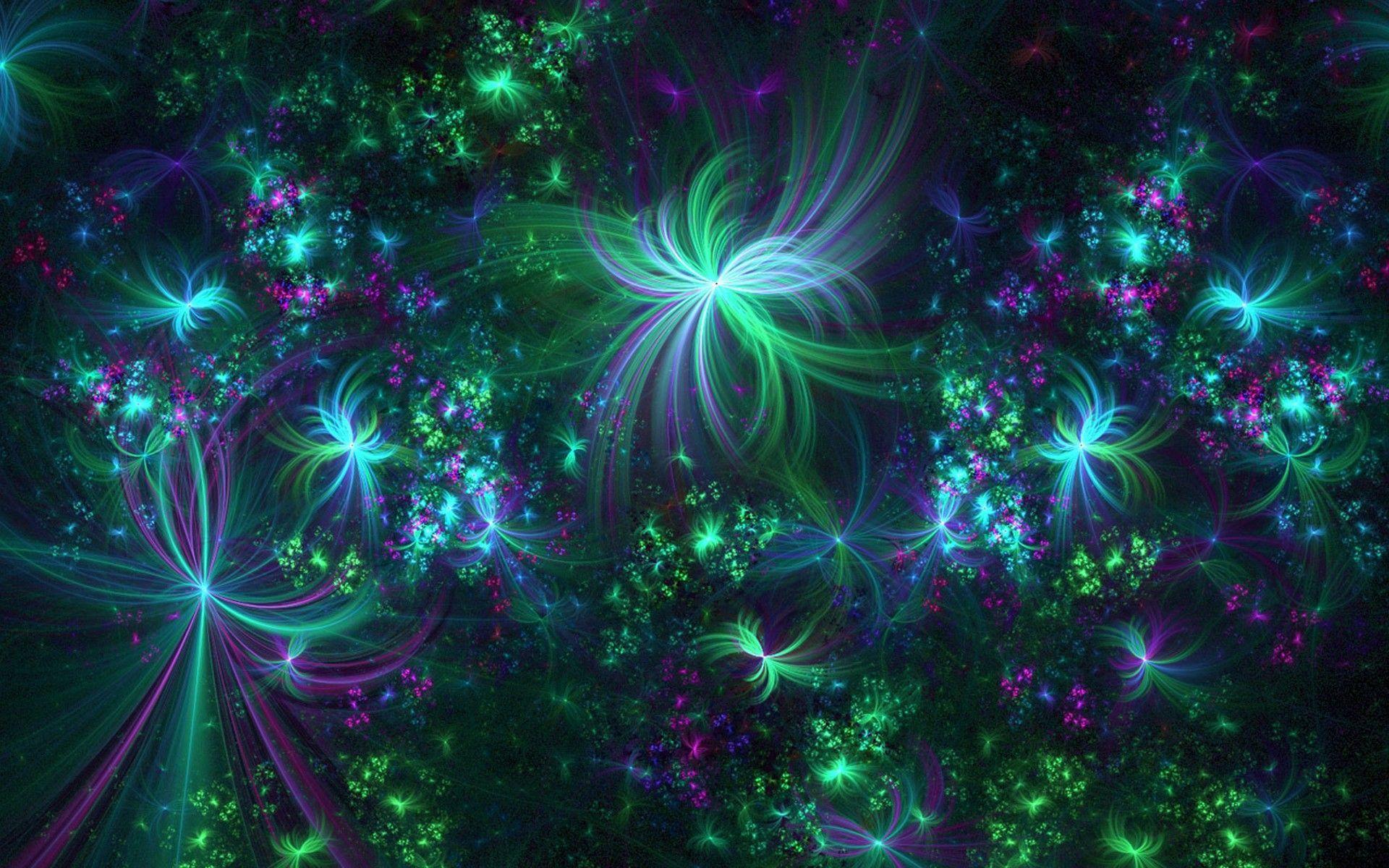 Green Purple Neon Light Lines Abstraction 4K HD Abstract Wallpapers  HD  Wallpapers  ID 107427