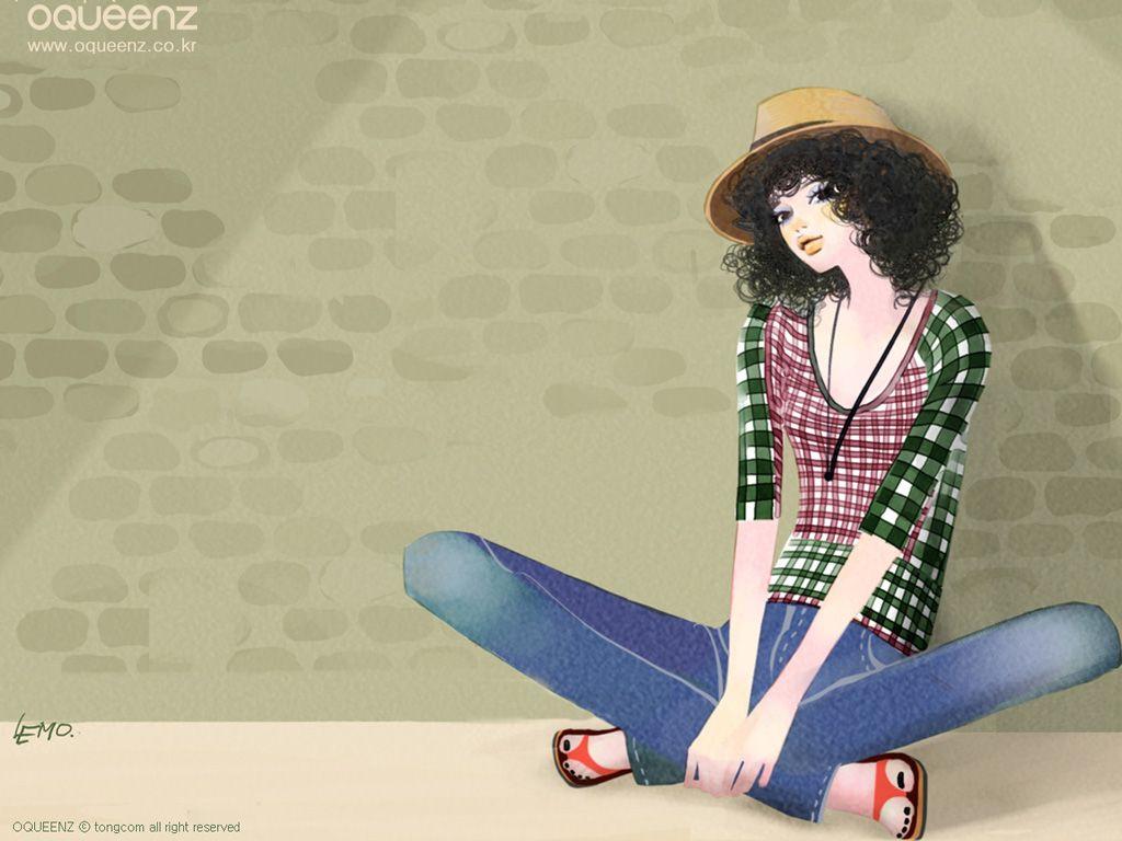 1024x768 Art and Fashion : Art Illustrations of Fashion Lifestyle