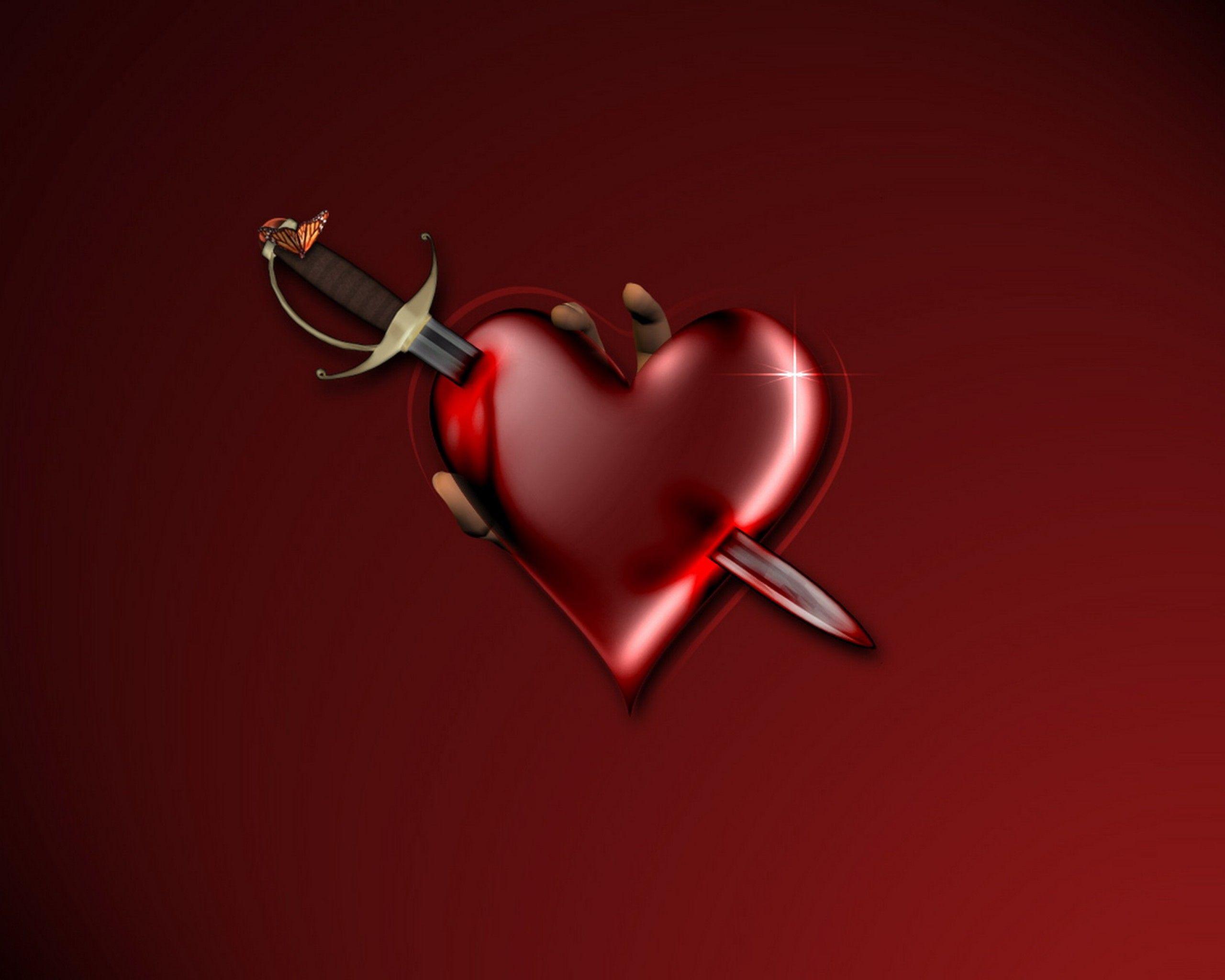 2560x2048 Wallpaper Broken Heart