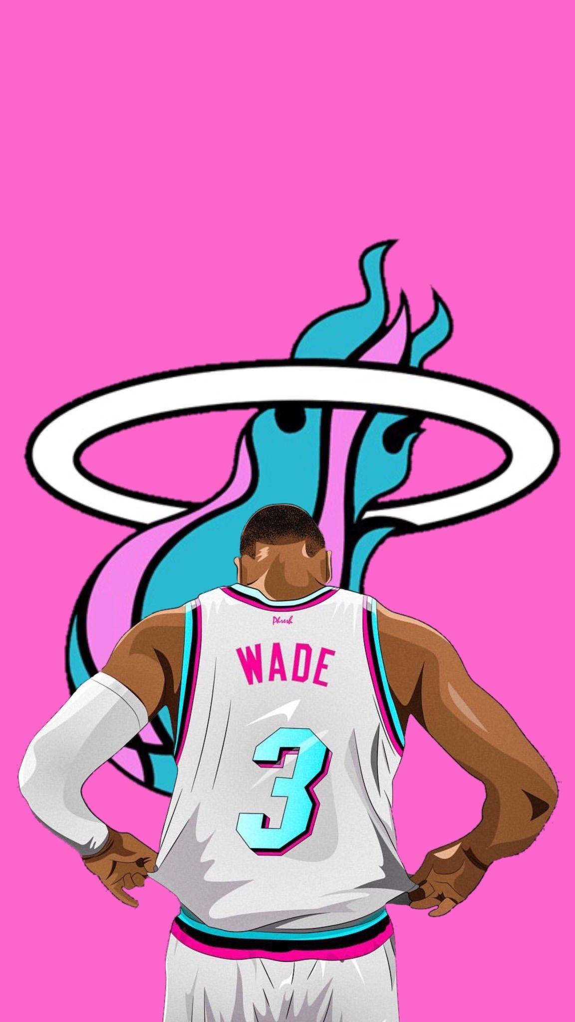 1152x2048 Hey Heat fans made some Vice City Wade wallpaper for y'all
