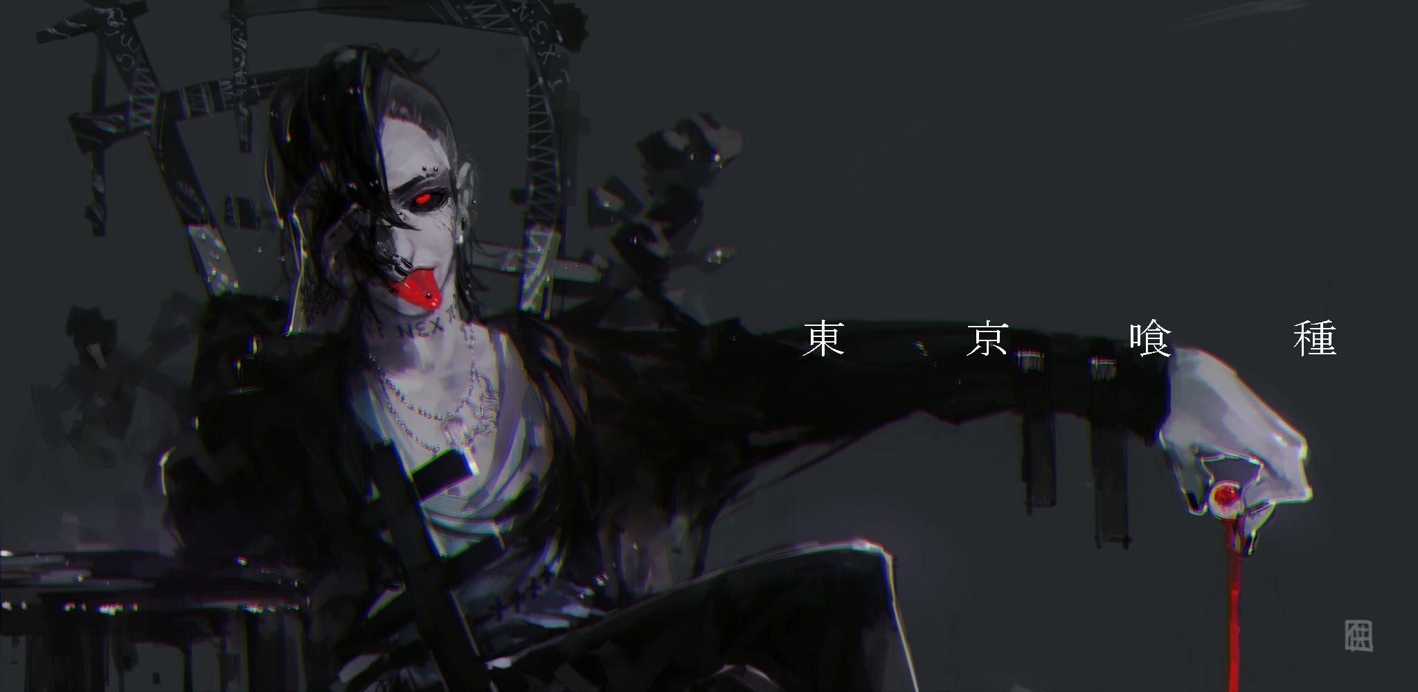 2048x1000 Uta (Tokyo Ghoul) Anime Image Board