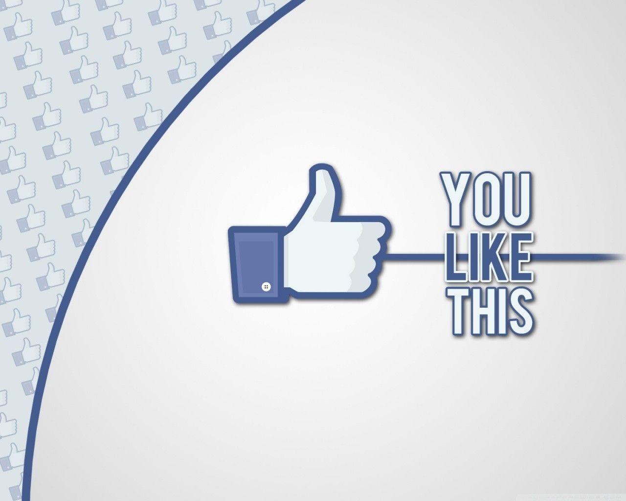 1280x1024 Facebook like a boss wallpaper. PC