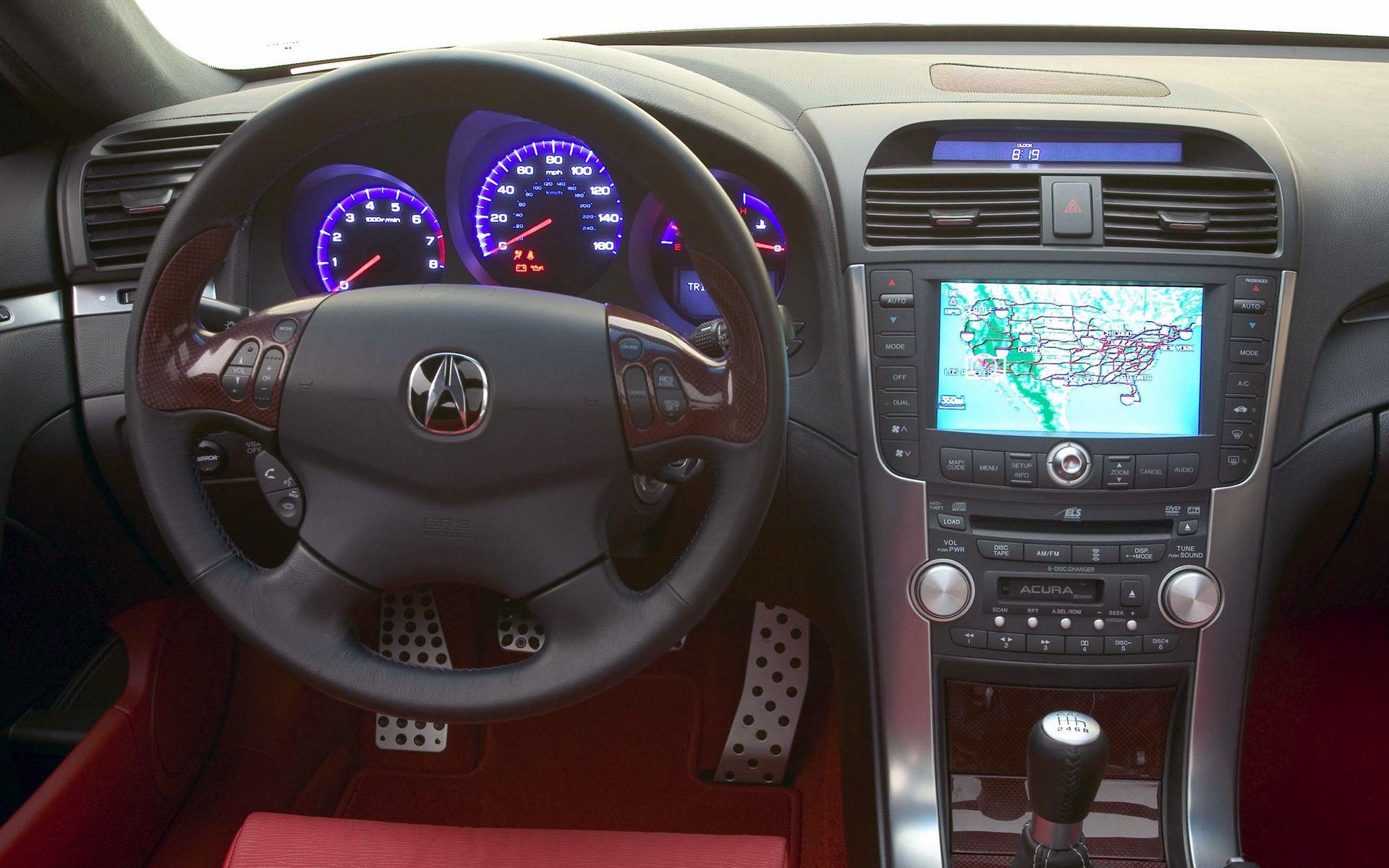 1920x1200 Acura TL 2003 Concept Car Interior Wallpaper
