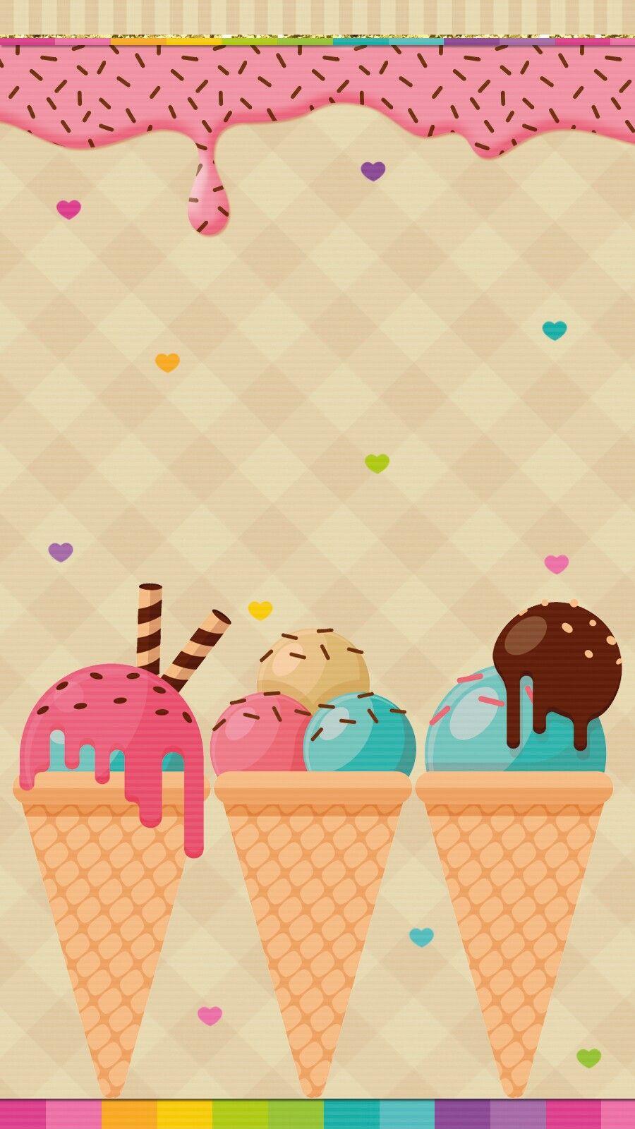 Kawaii Ice Cream Wallpapers - Top Free Kawaii Ice Cream Backgrounds