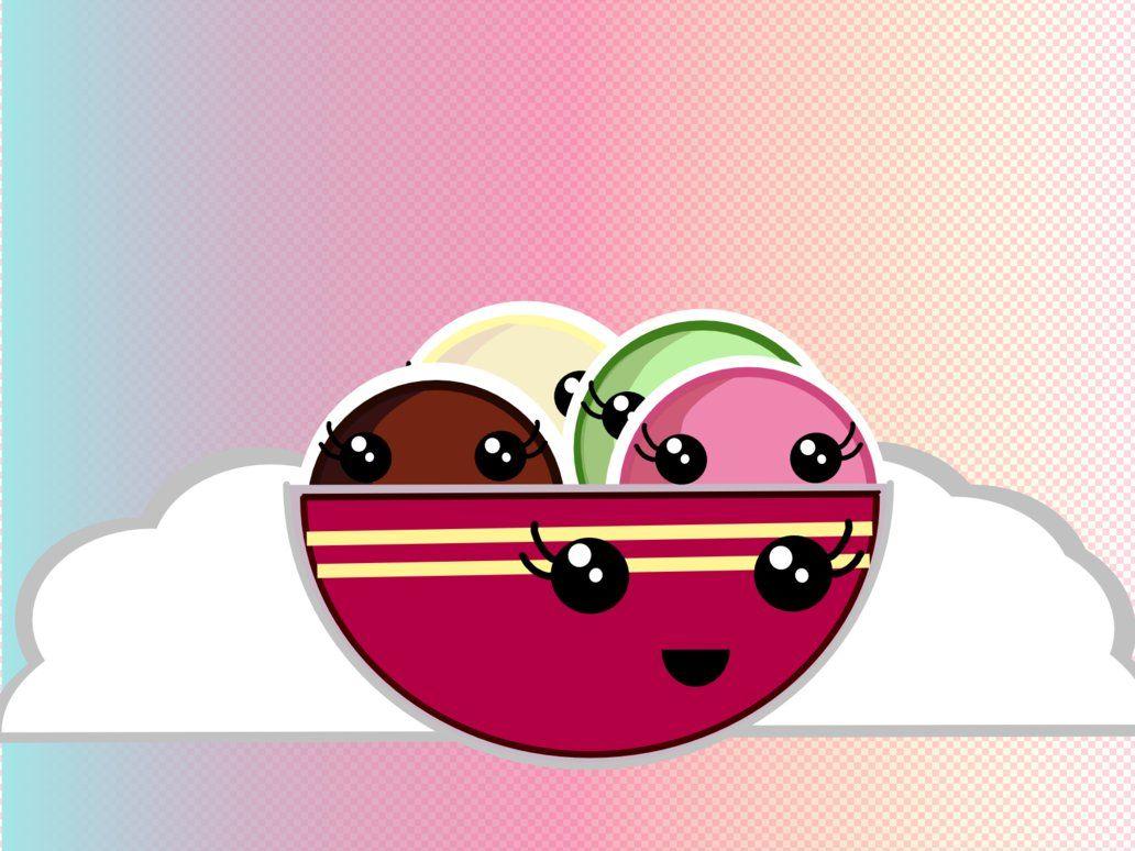 1032x774 Ice Cream Kawaii