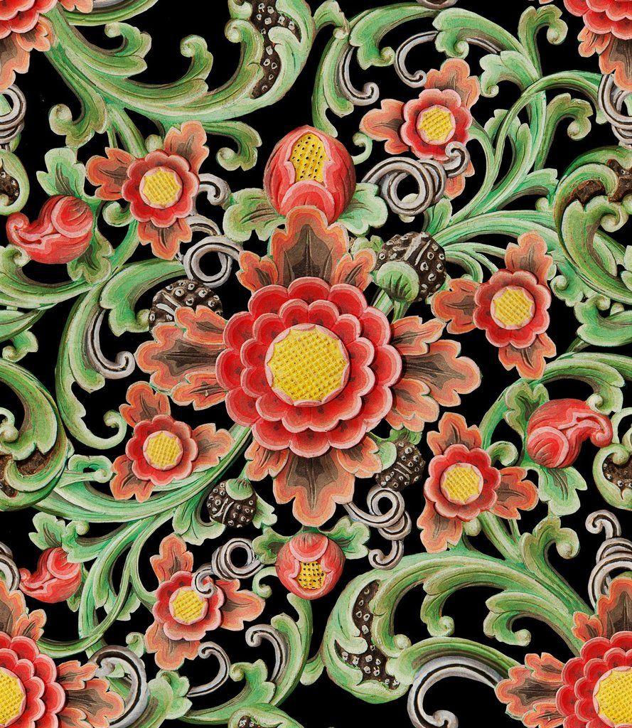 889x1024 Floral Painting Wallpaper