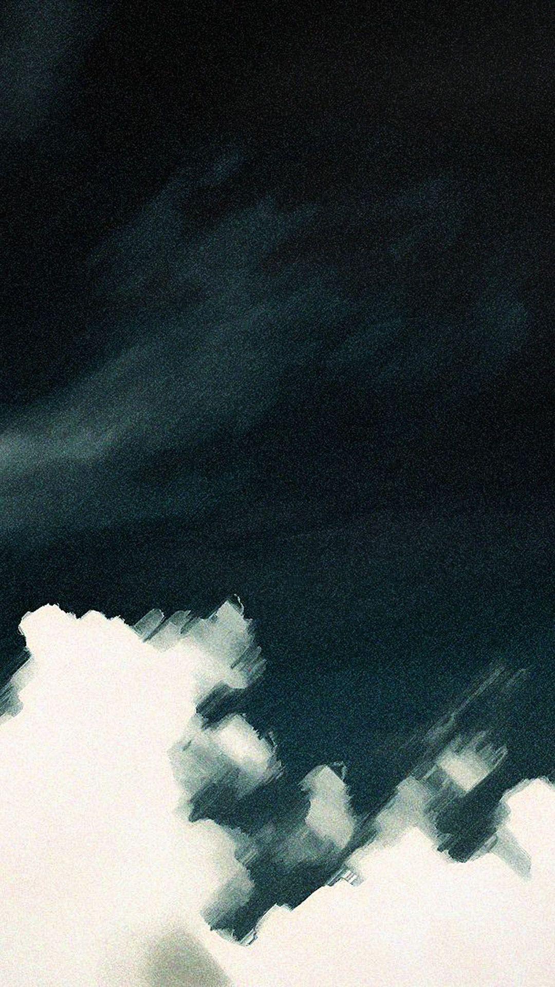 1080x1920 Sky Clouds Watercolor Painting Android Wallpaper free download