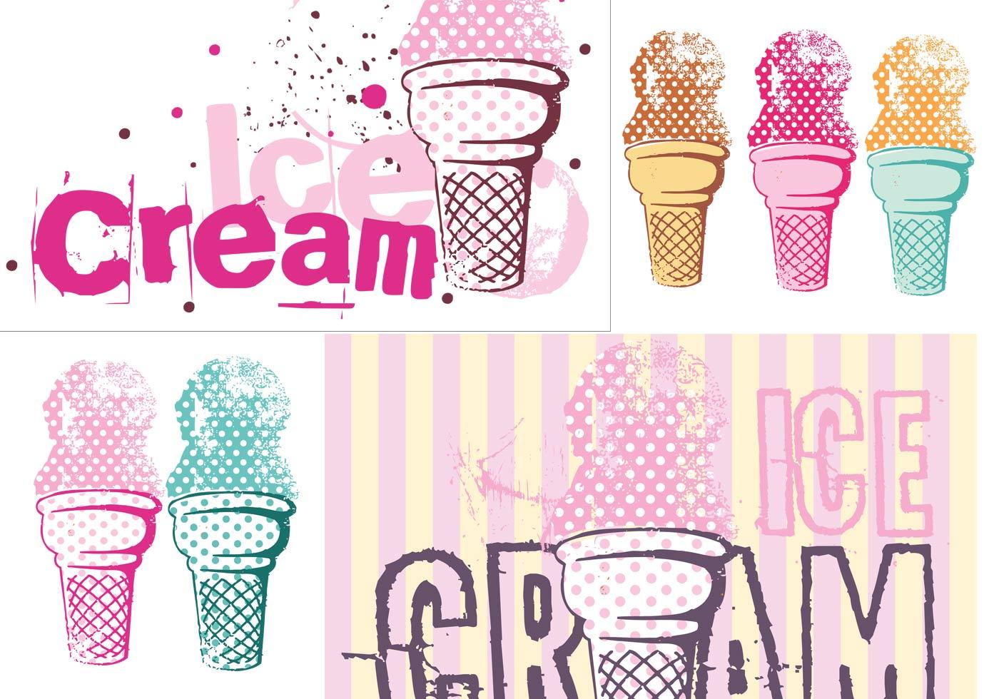 1400x980 Ice Cream Wallpaper and Vector Pack Free Vector Art