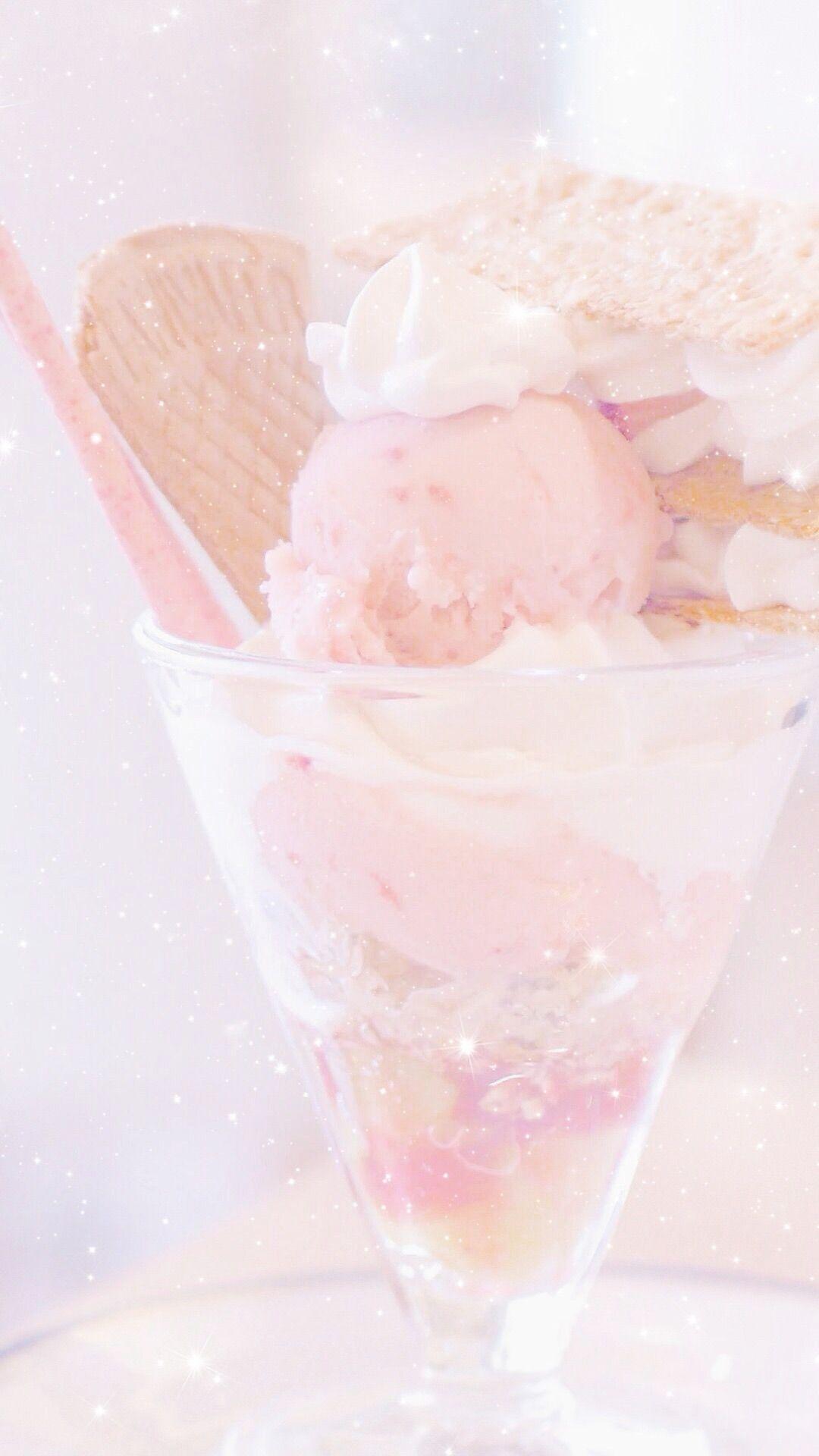 1080x1920 Glitters pink. Icecream, Wallpaper