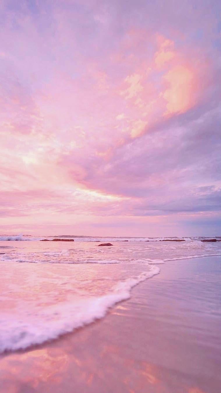 Pink Beach Aesthetic Wallpapers - Top Free Pink Beach Aesthetic