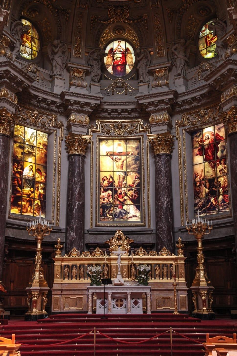 970x1455 christian church altar free image