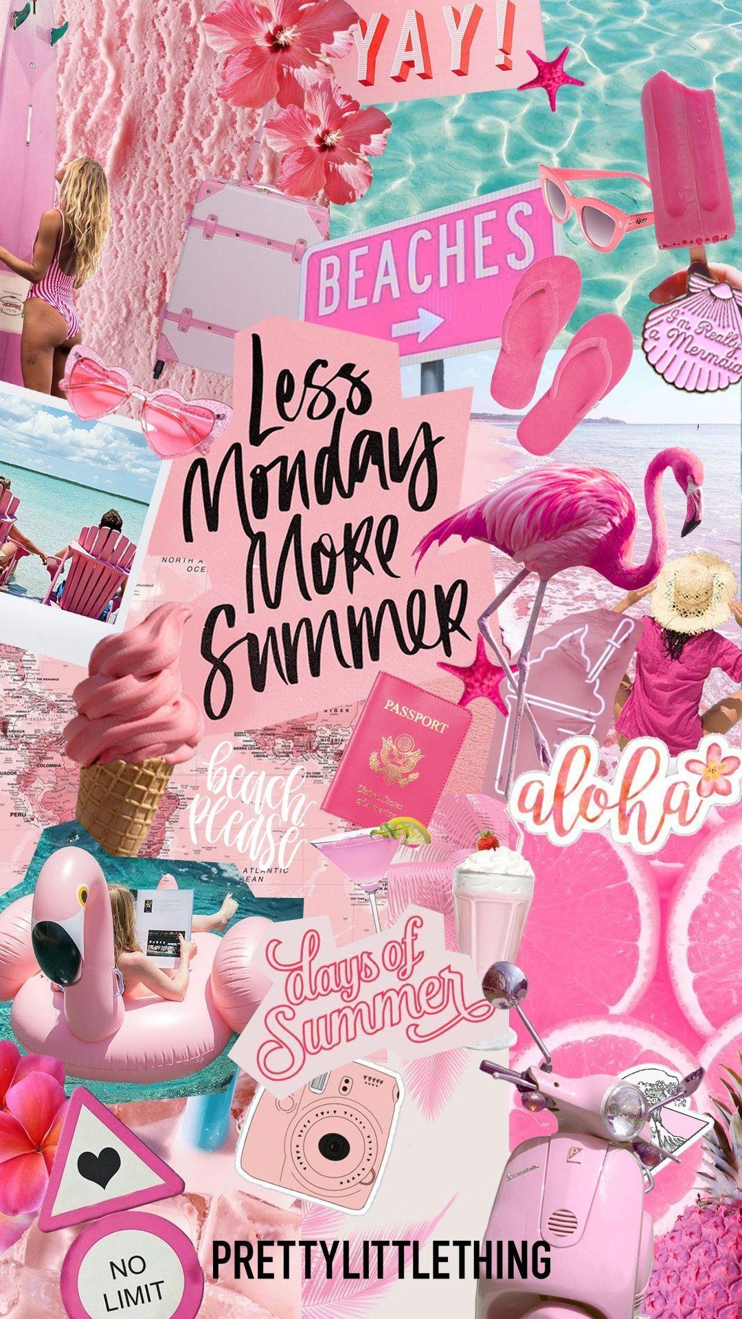 Pink Summer Wallpapers - Top Free Pink Summer Backgrounds - WallpaperAccess