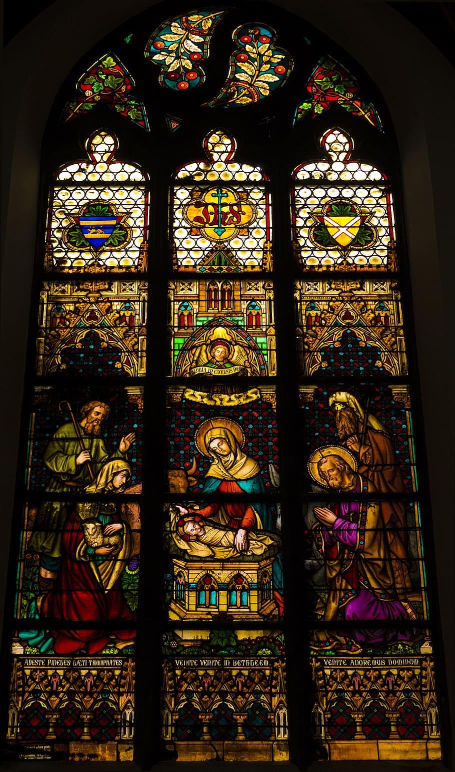 910x1542 Stained Glass Phone Wallpaper