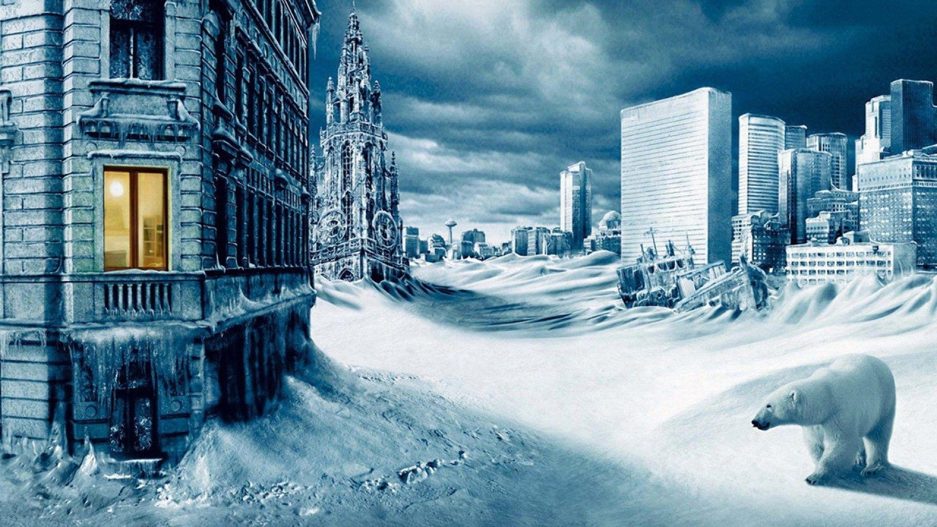 1920x1080 Ice, Apocalypse Cool Abstract Wallpaper, Digital Art, Cities