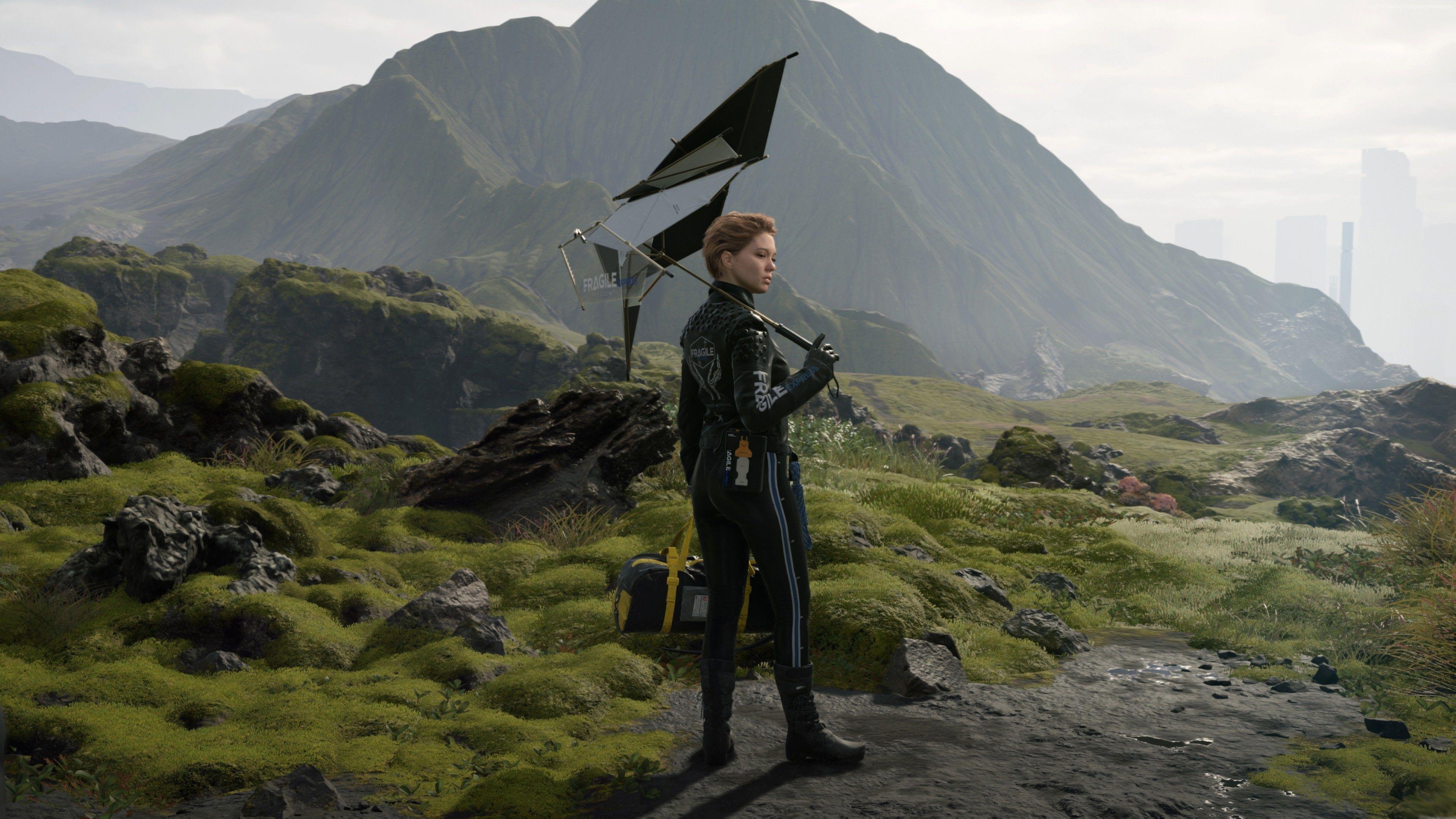 3840x2160 Download 3840x2160 wallpaper woman, outdoor, death stranding, e3 game, 4k, uhd 16: widescreen, 3840x2160 HD image, background, 9065