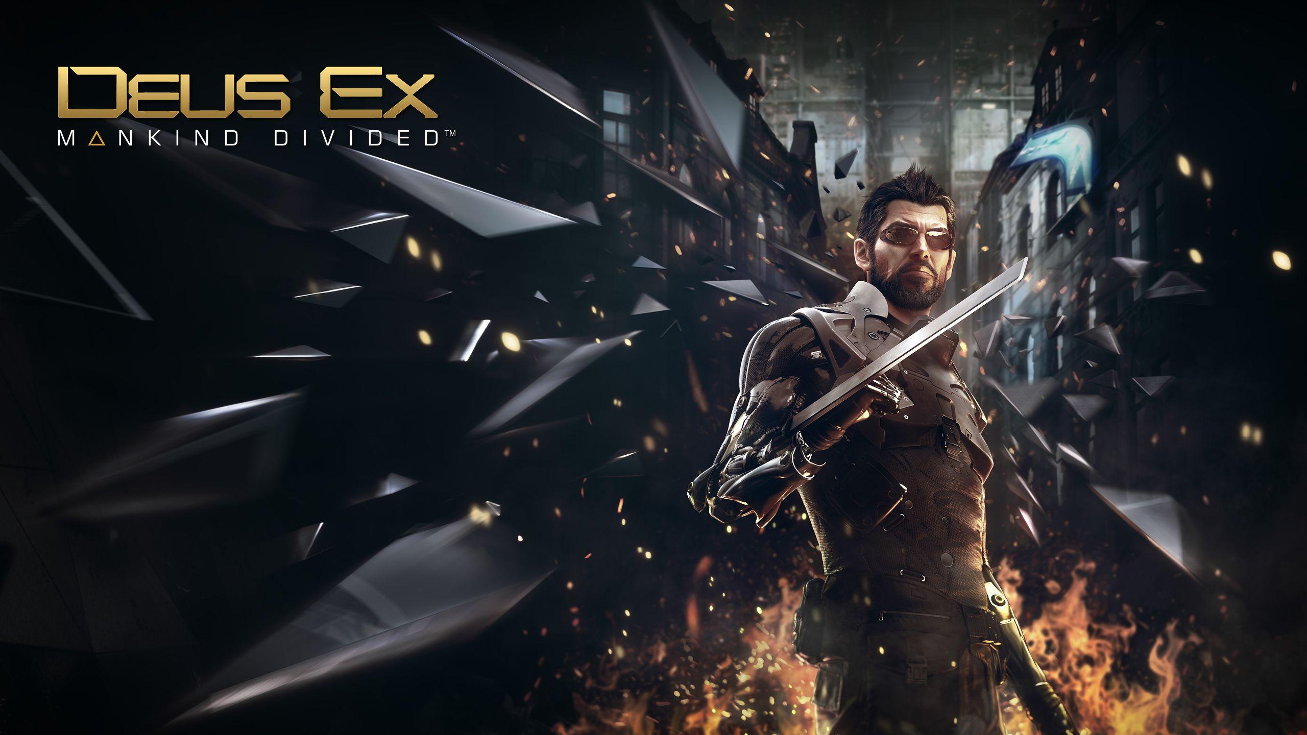 2560x1440 Wallpaper Adam Jensen, Deus Ex: Mankind Divided, HD, Games