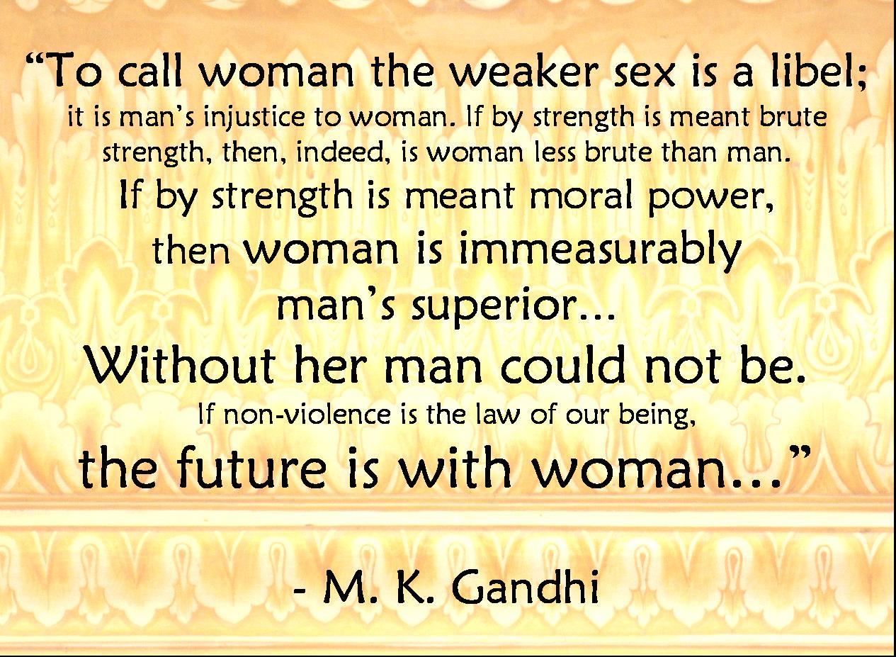 1265x927 Mahatma Gandhi Wallpaper on Woman Empowerment