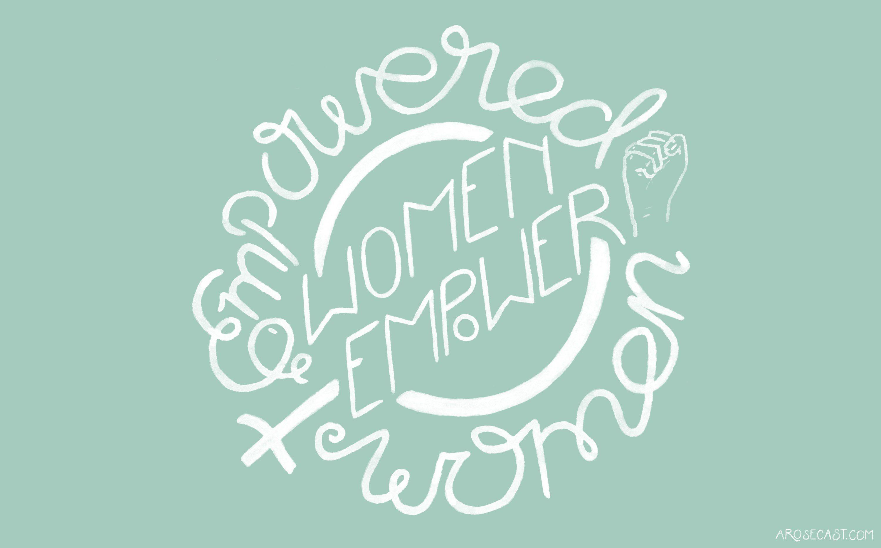 3000x1865 Girl Gang / Feminist Sticker Packs & Empowered Women Freebie