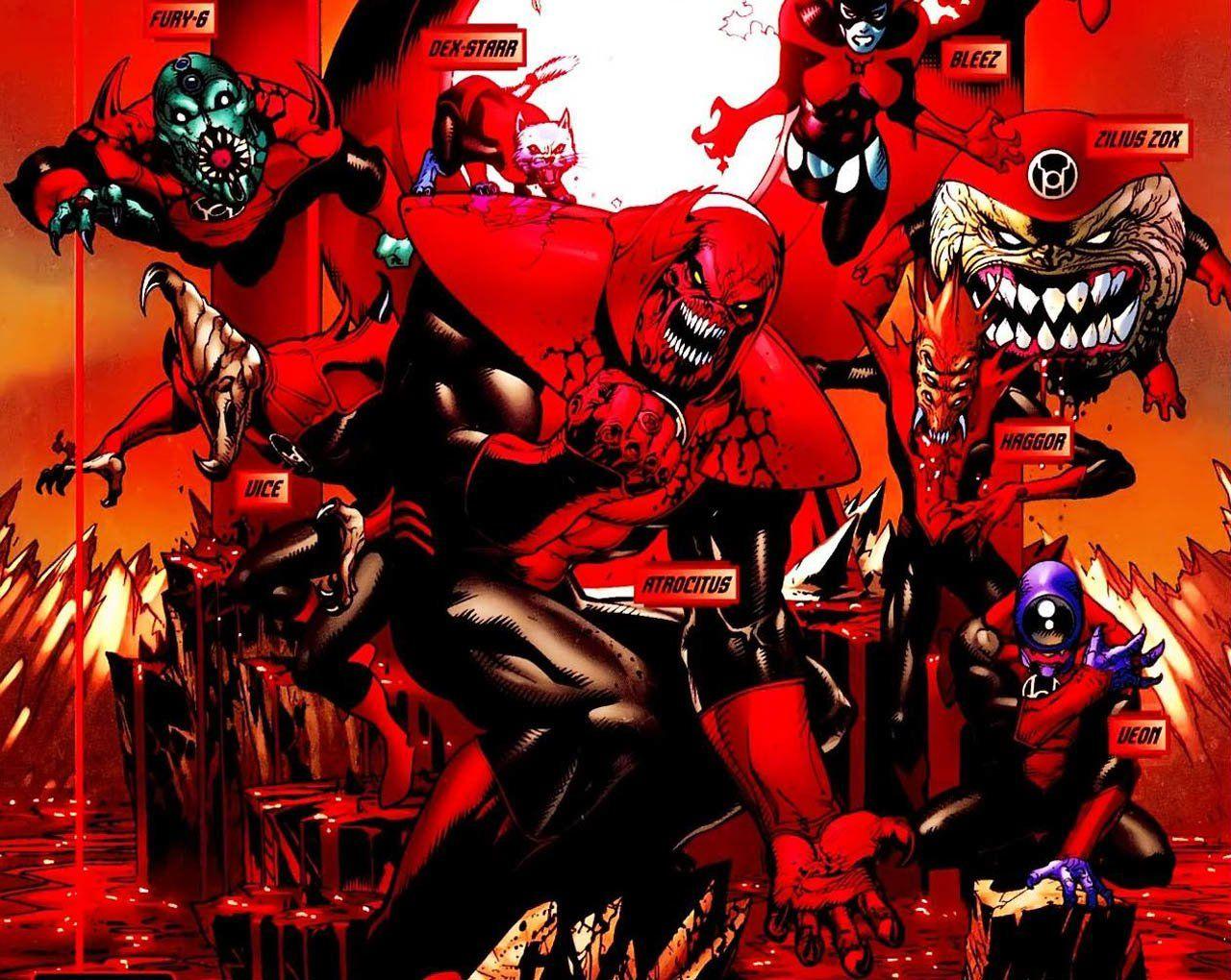 1280x1020 Red Lantern Corps Wallpaper and Background Imagex1020