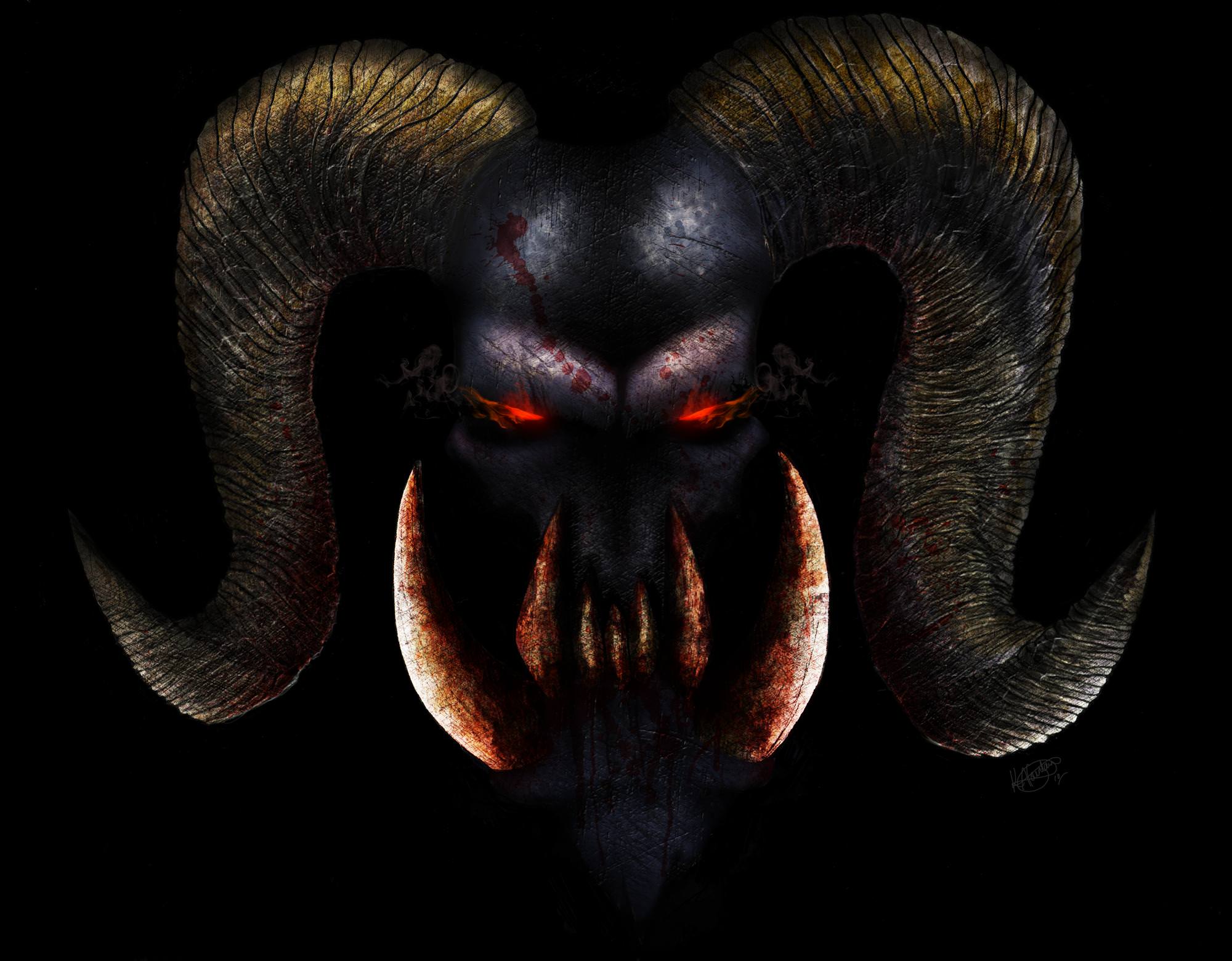 Hình nền khuôn mặt 2000x1560 từ hình nền Demon