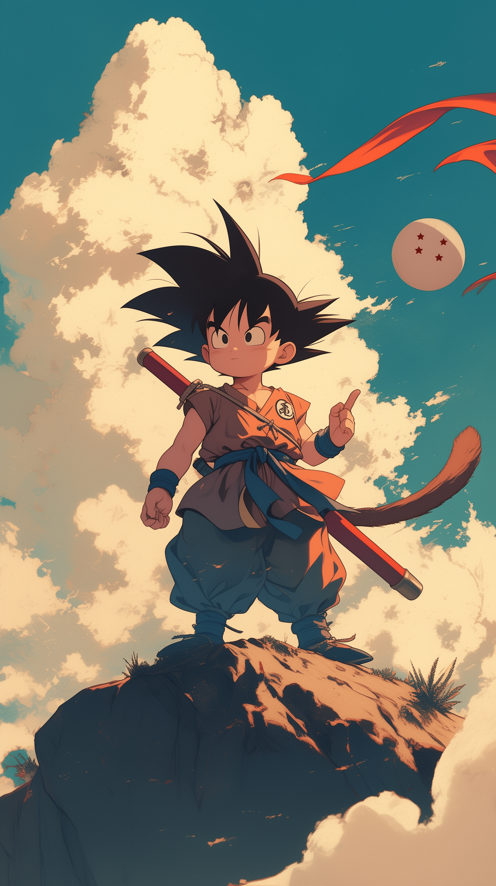 1632x2912 Kid Goku Picture and Image: Free HD Downloads
