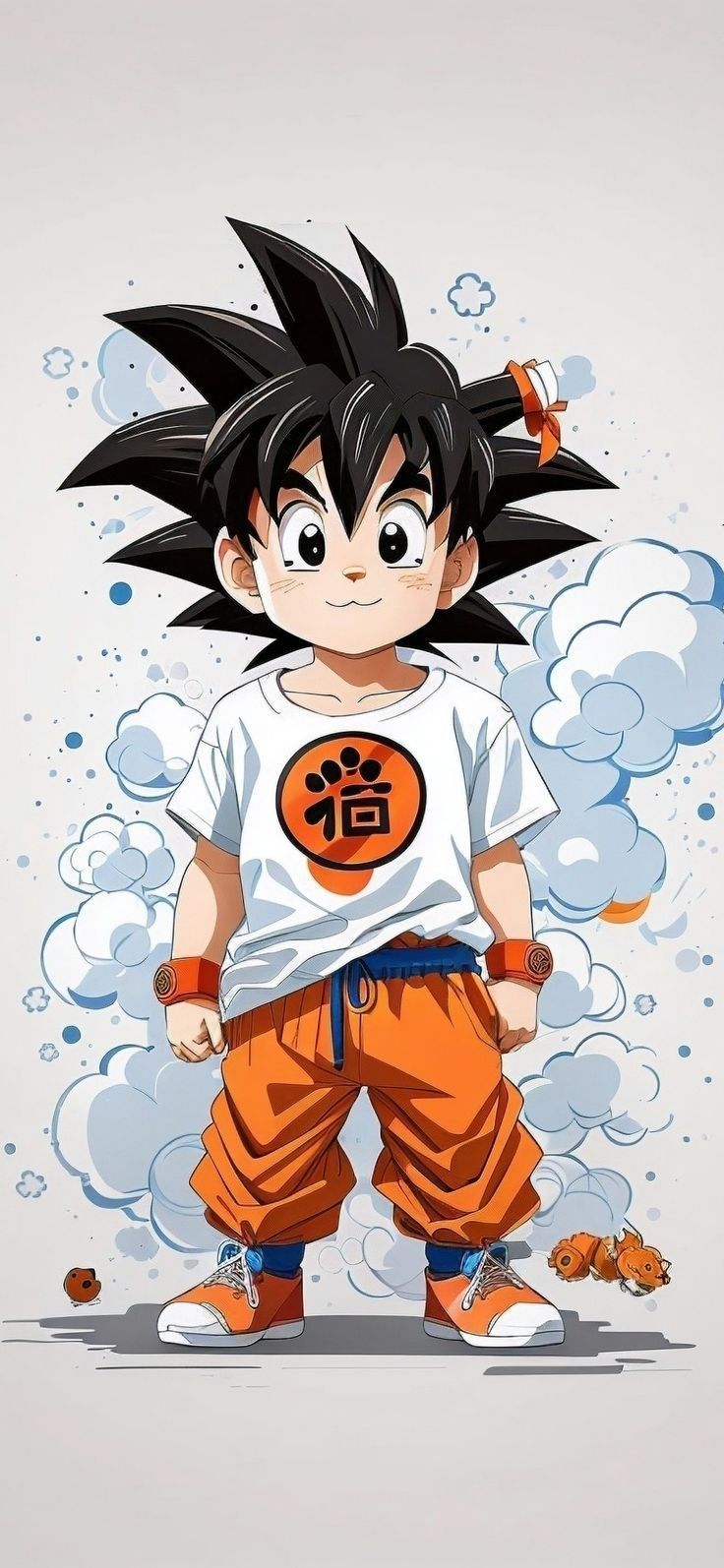 736x1594 Mickey mouse goku. Baby goku wallpaper, Small goku, Dragon ball kid