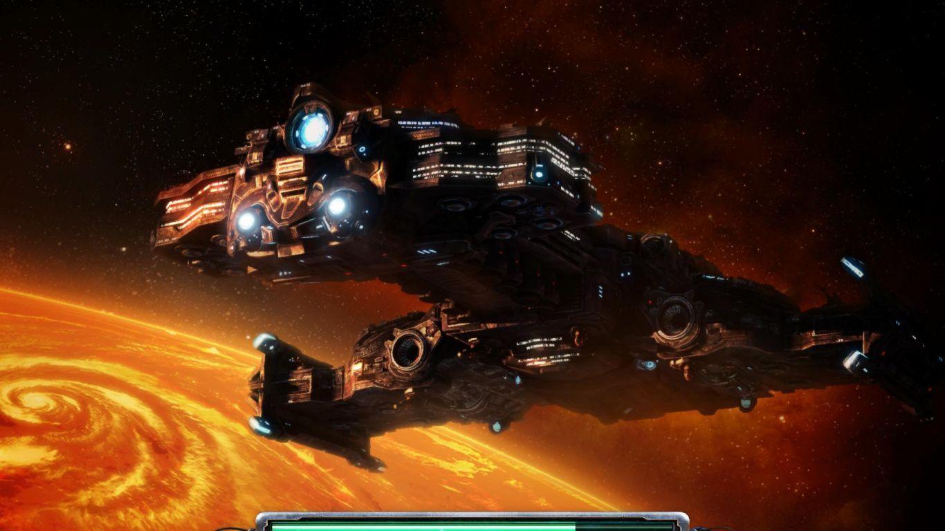 1366x768 Starcraft 2 Battle Cruiser. Free Wallpaper wallpaper -High
