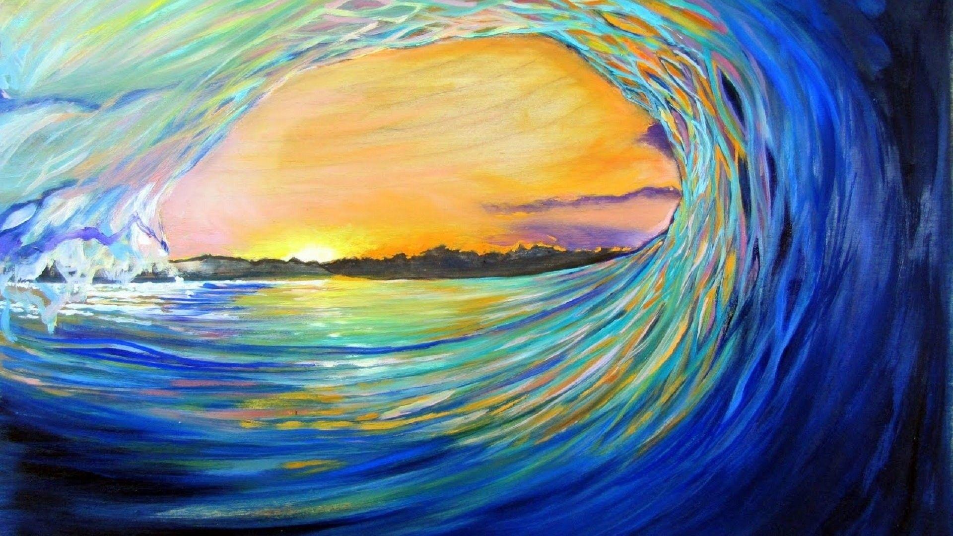 1920x1080 Wave Wallpaper