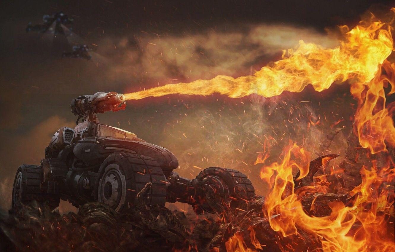 1332x850 Wallpaper Fire, Flame, Fire, Blizzard, Flame, Terran, Starcraft