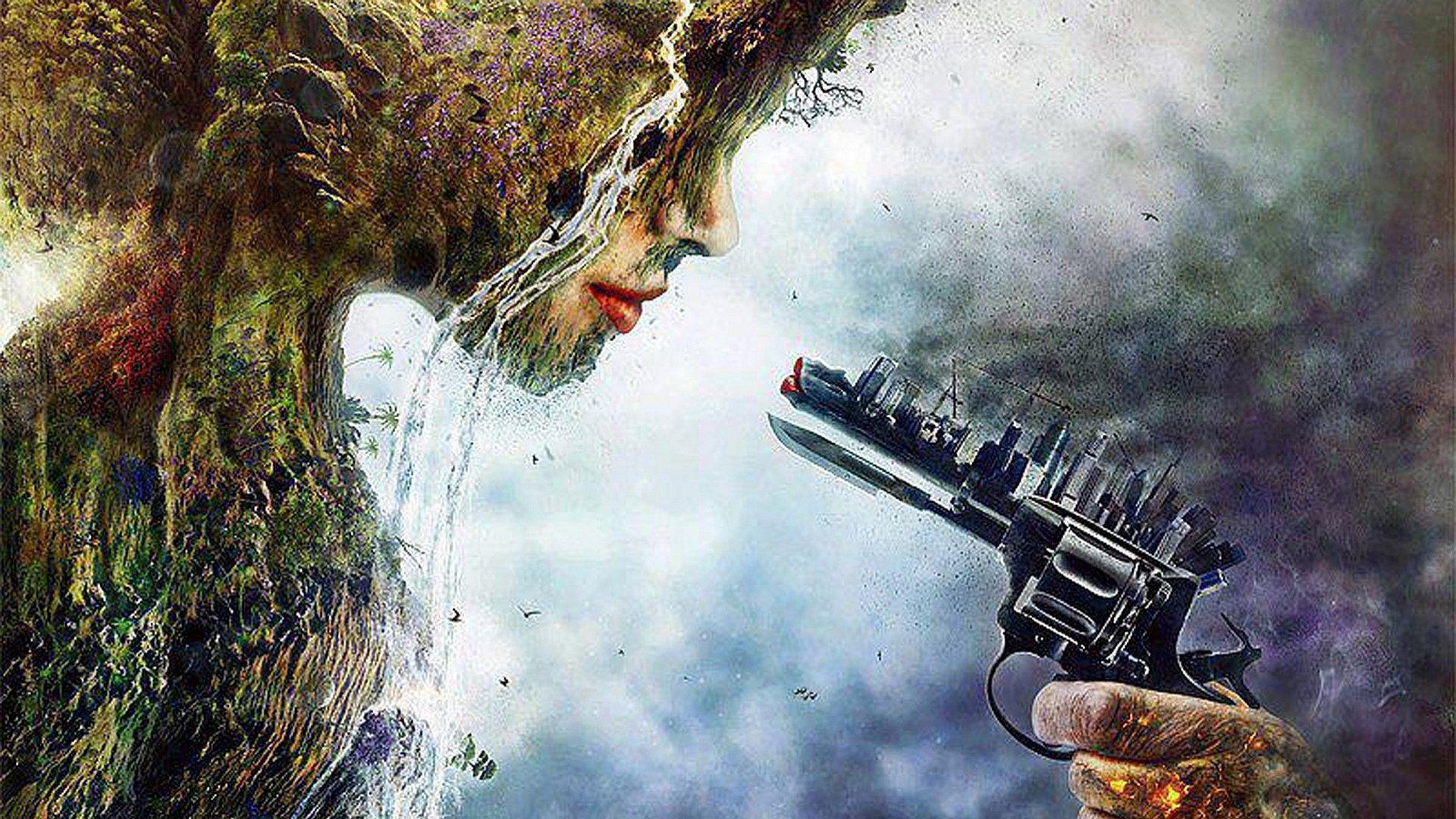 1920x1080 art, Artwork, Fantasy, Magical, Forest, Original, Magic, Creature