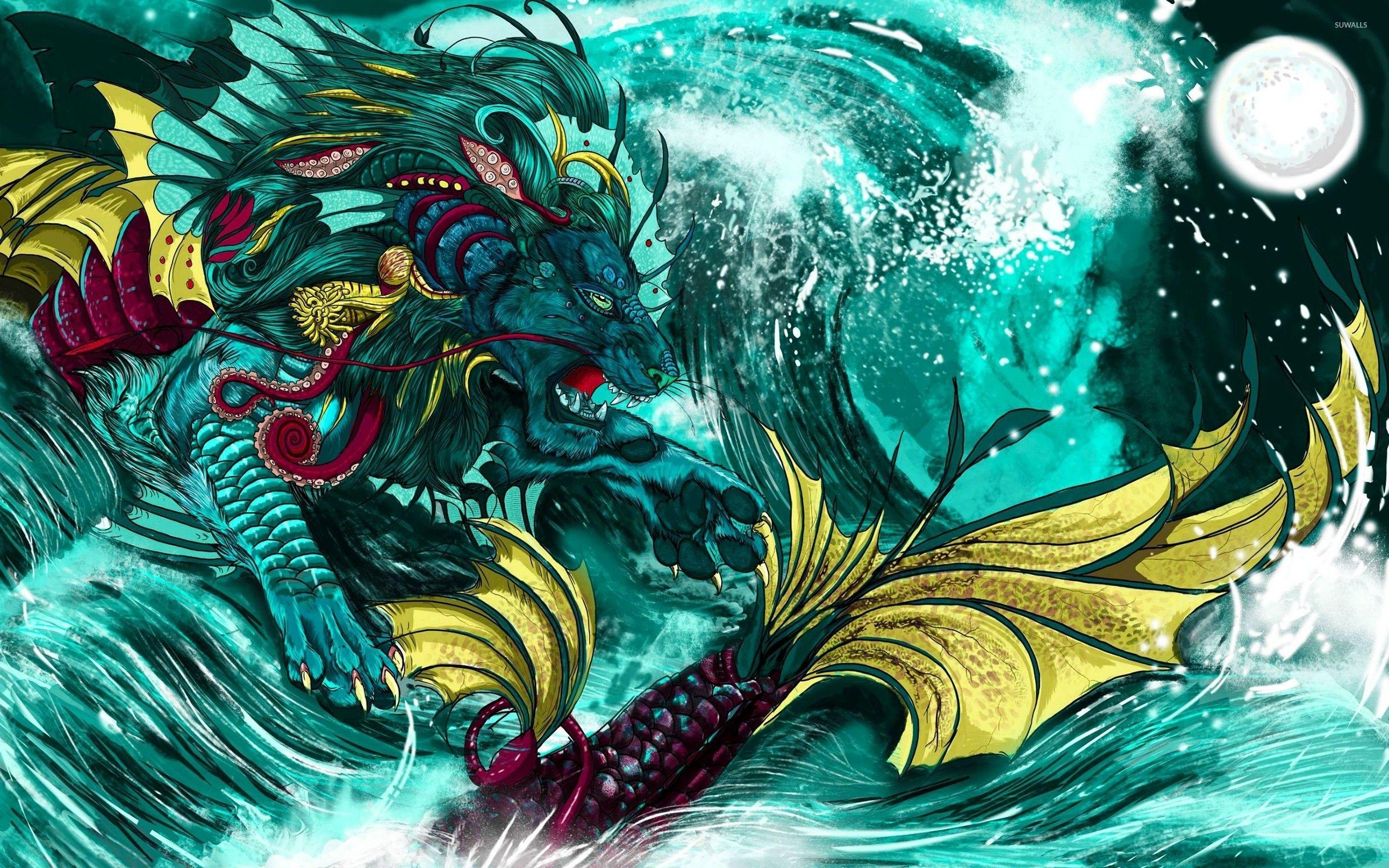 2560x1600 Mythical Creature Background Image