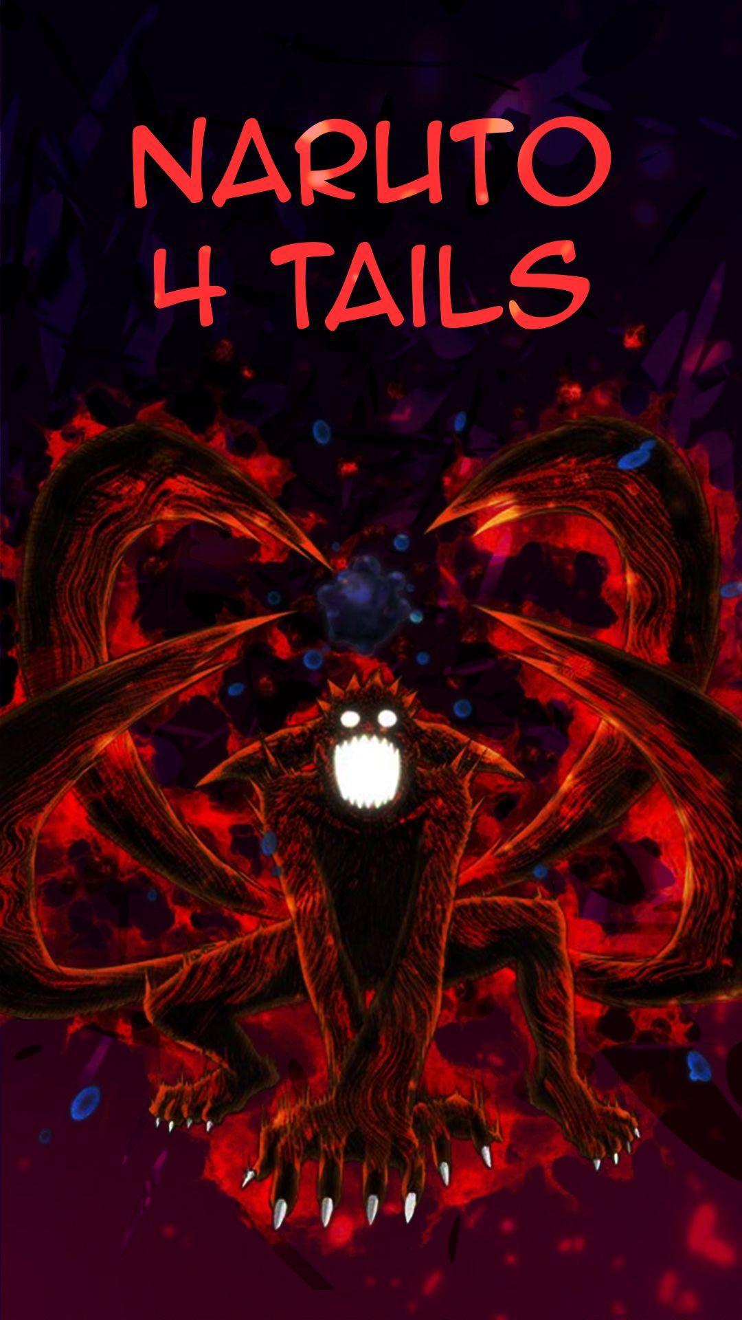 1080x1920 Naruto 4 Tails. Naruto Shippuden. Anime Wallpaper #anime