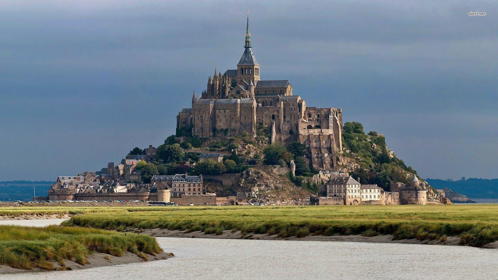 Castle Mont Saint Michel Wallpaper Architecture Wallp - vrogue.co