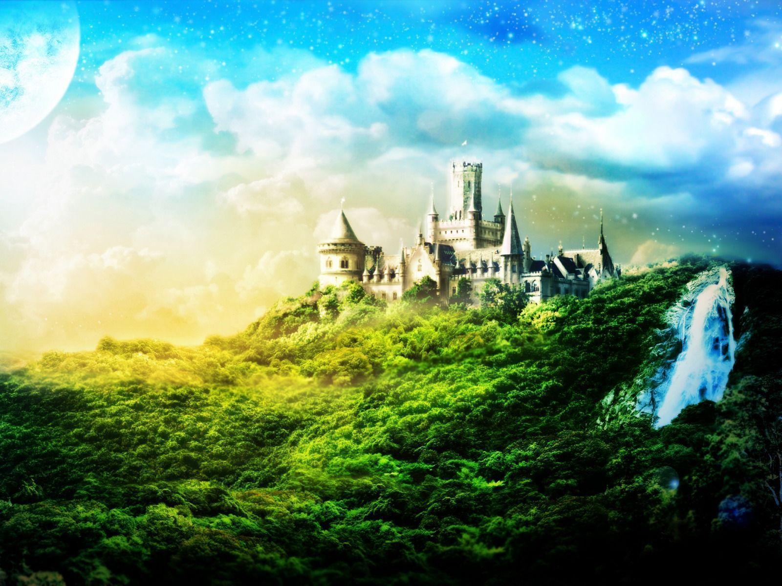 1600x1200 Fantasy Castle Wallpaper