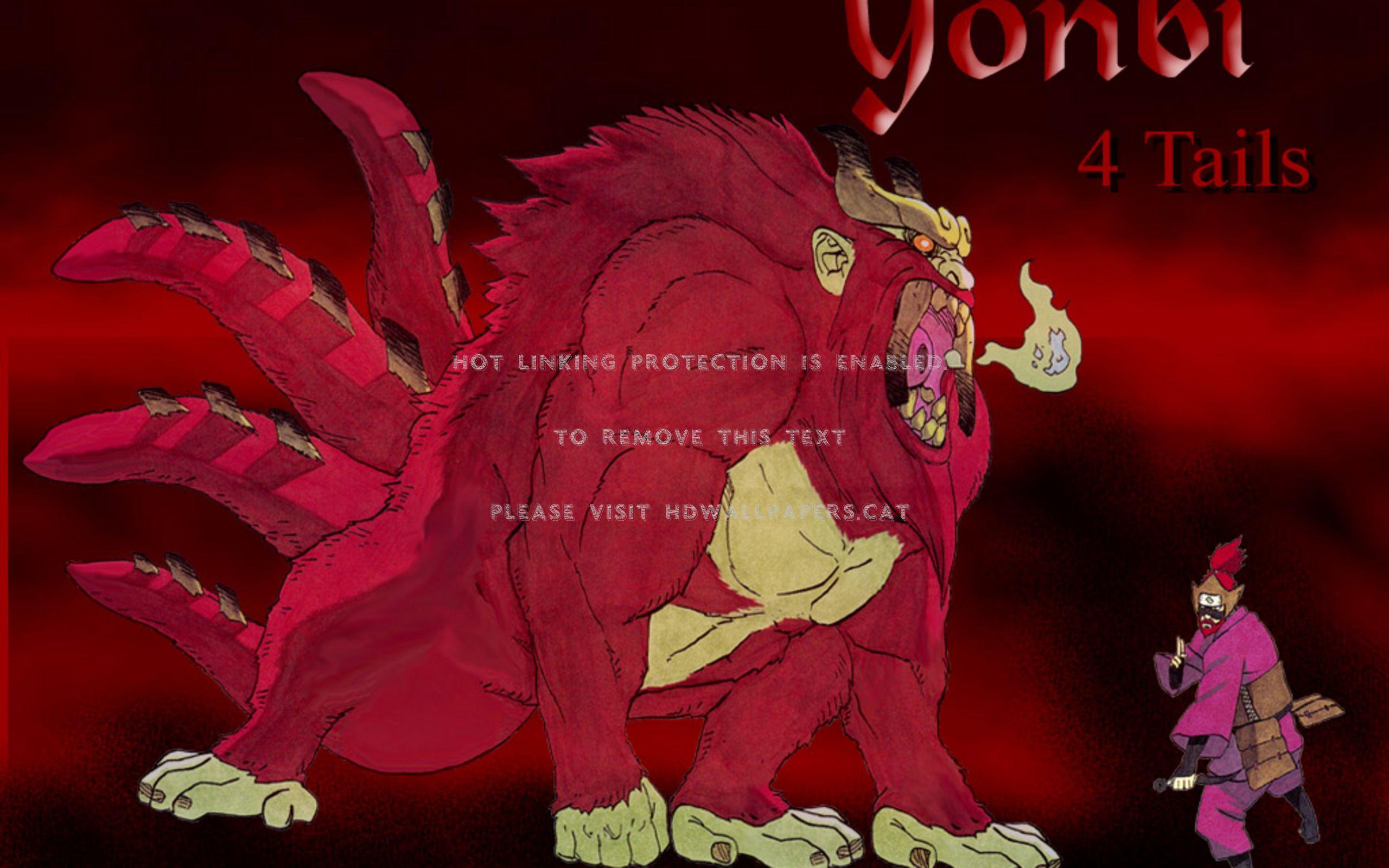 2560x1600 yonbi demon tails naruto anime