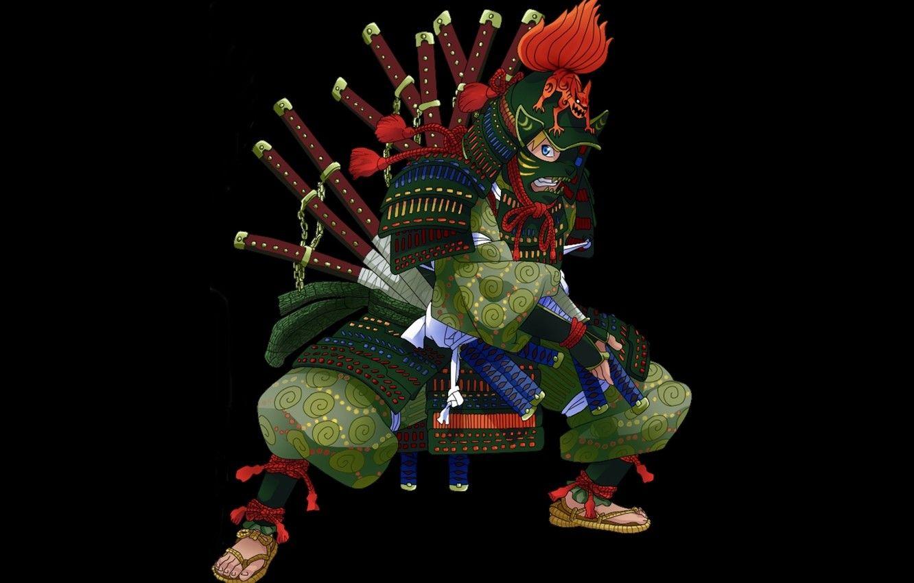 1332x850 Wallpaper sword, game, naruto, anime, katana, samurai, armour