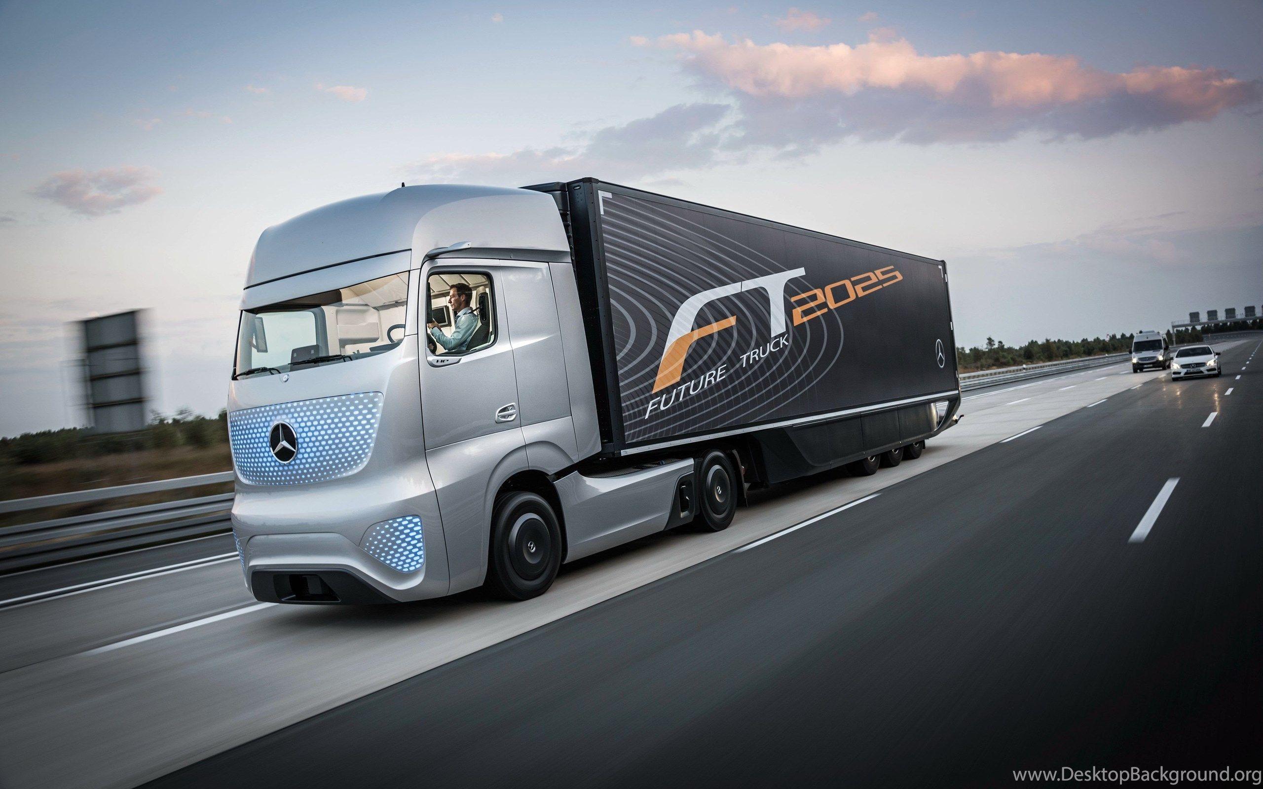 2560x1600 Mercedes Benz Future Truck 2025 Semi Tractor Wallpaper