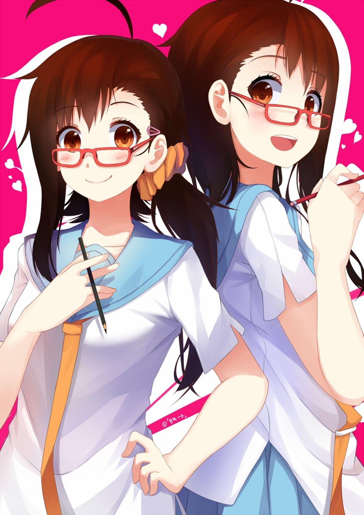 1200x1697 Nisekoi, Onodera Kosaki, Onodera Haru, Anime Girls, Glasses