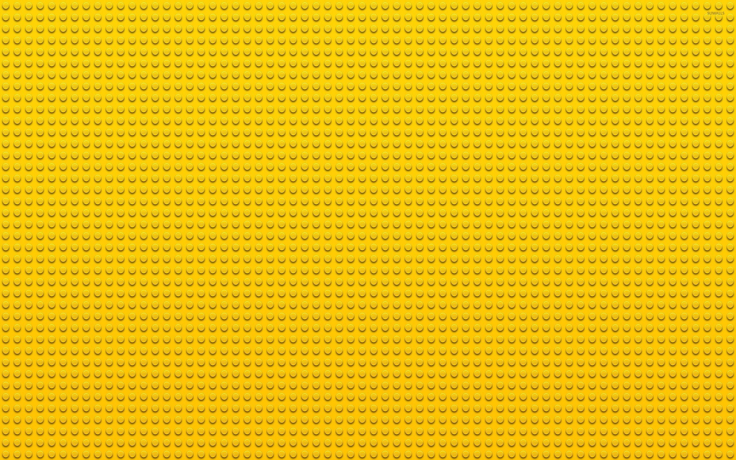 Hình nền Lego màu vàng 2560x1600 - Hình nền trừu tượng