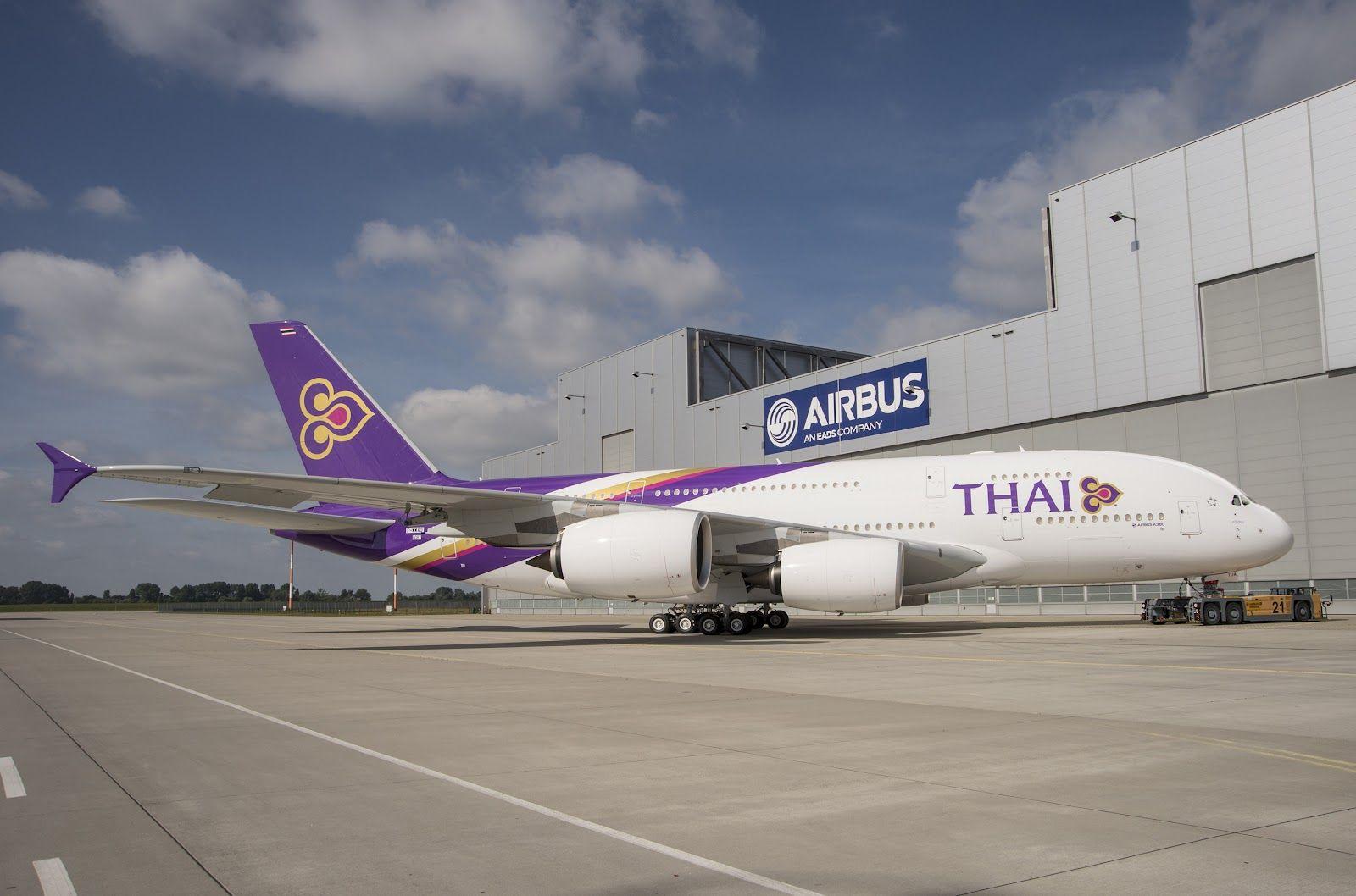 1600x1058 Airbus A380 Thai Airways First Livery Aircraft Wallpaper 2961