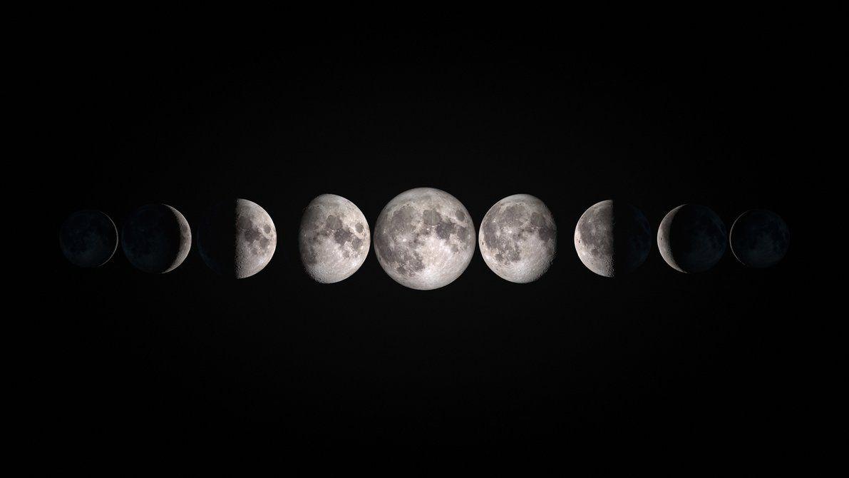 Moon Phases Wallpapers - Top Free Moon Phases Backgrounds - WallpaperAccess