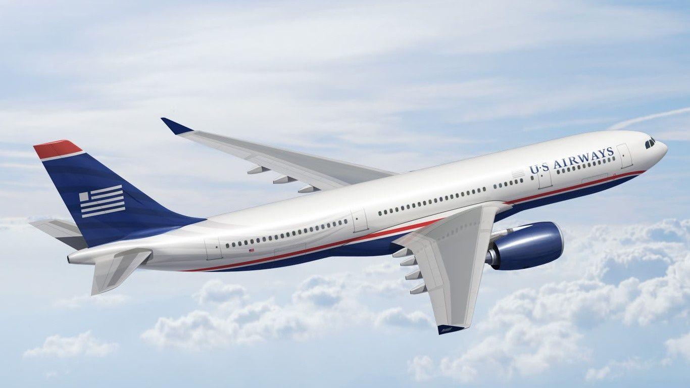 1366x768 US Airways Background. Thai Airways