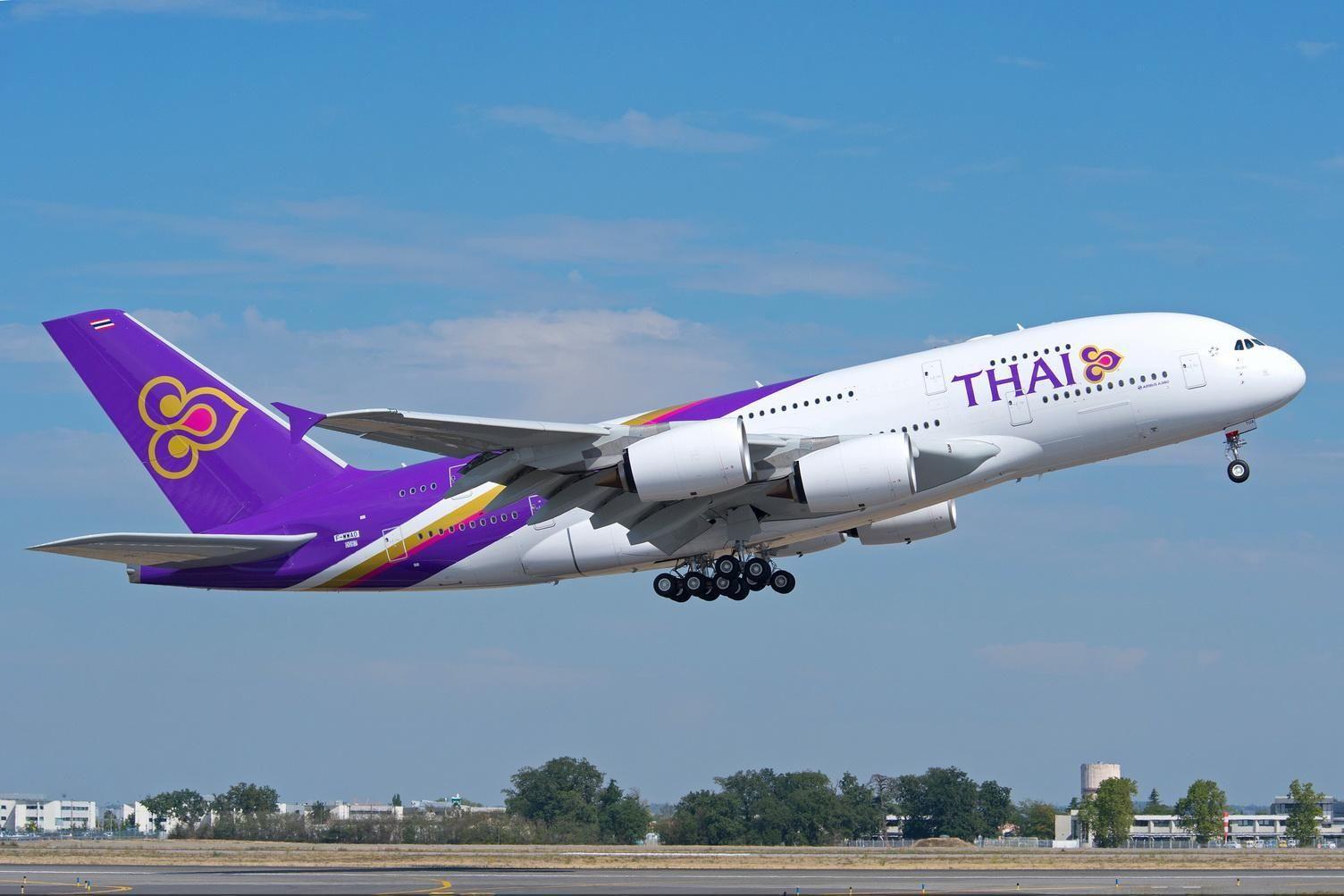 1504x1003 Airbus A380 Thai Airways First Flight Aircraft Wallpaper 2969