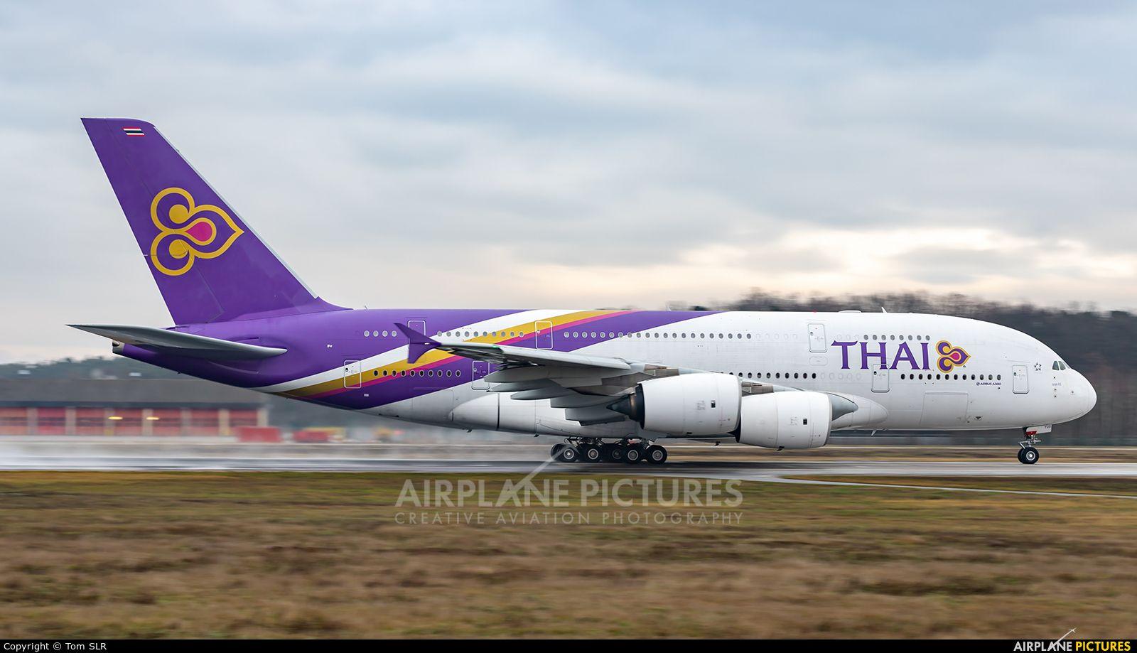 1600x919 HS TUD Airways Airbus A380 At Frankfurt. Photo ID 1271021