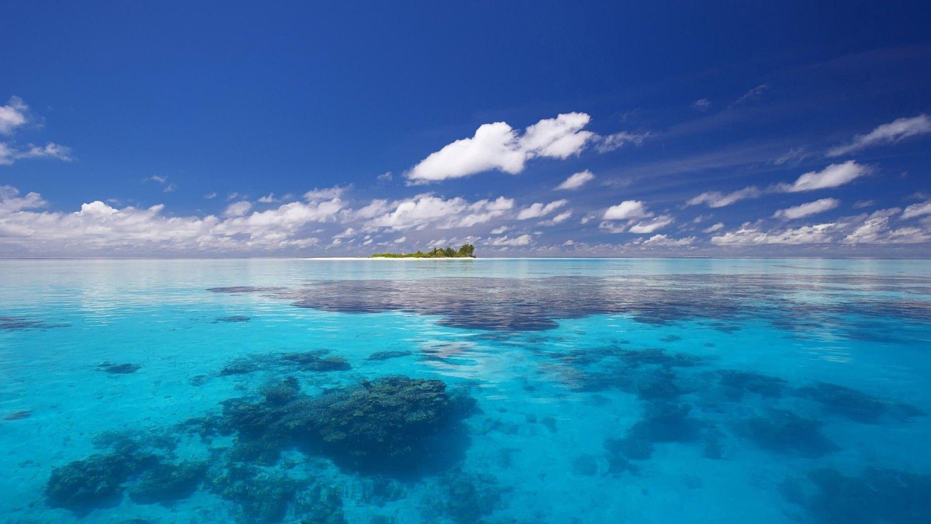 1920x1080 Free download Ocean Reef Wallpaper 1920x1080 Ocean Reef Skyscapes