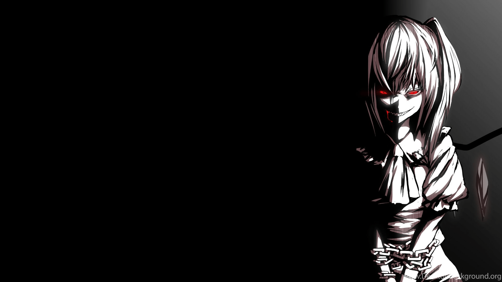 1920x1080 Black Girl Anime Wallpaper Desktop Background